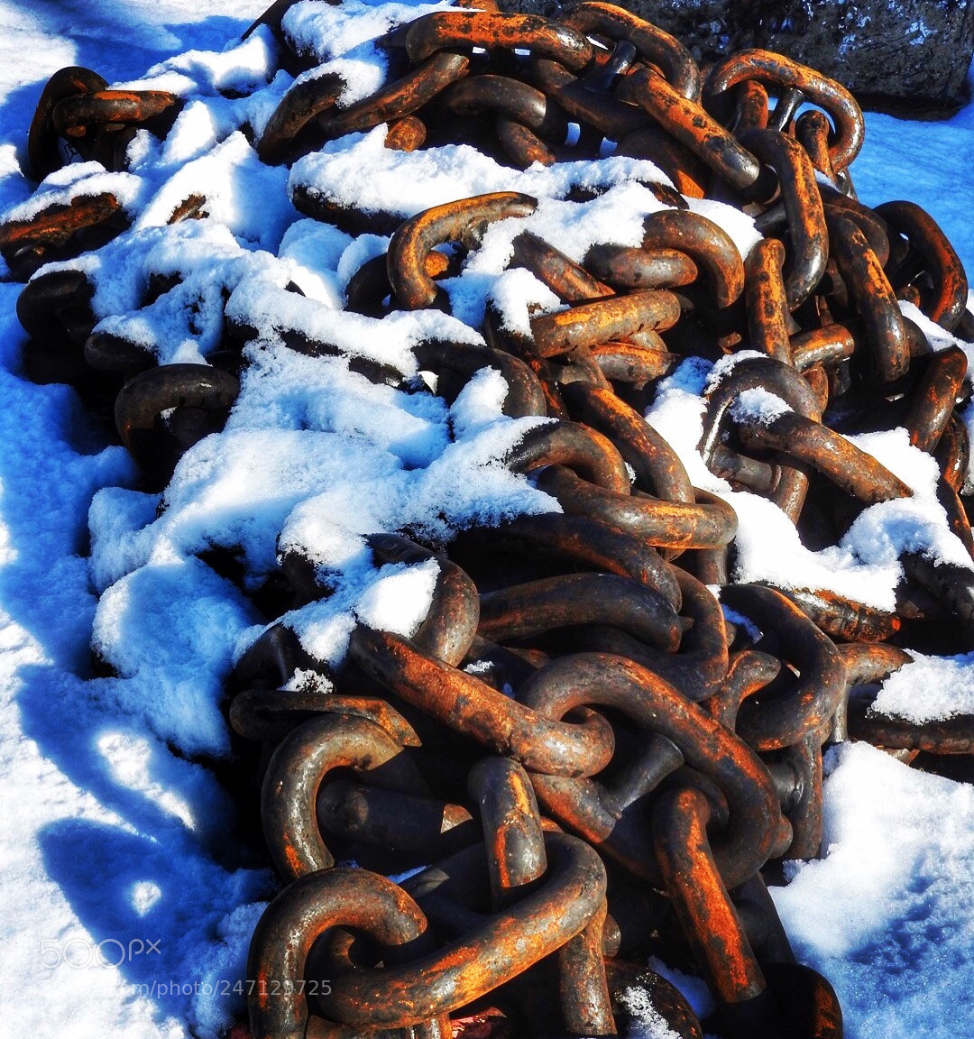Nikon Coolpix P610 sample photo. Chains photography