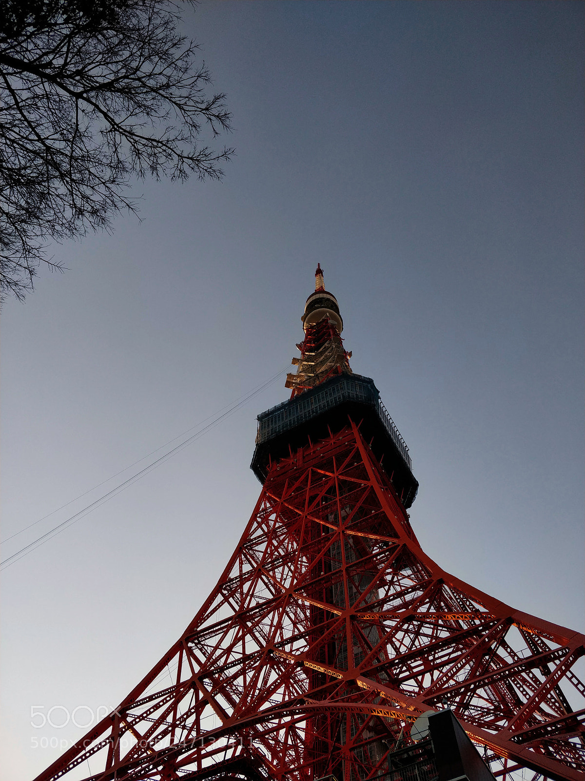 OnePlus 5T sample photo. Tokyo tower photography