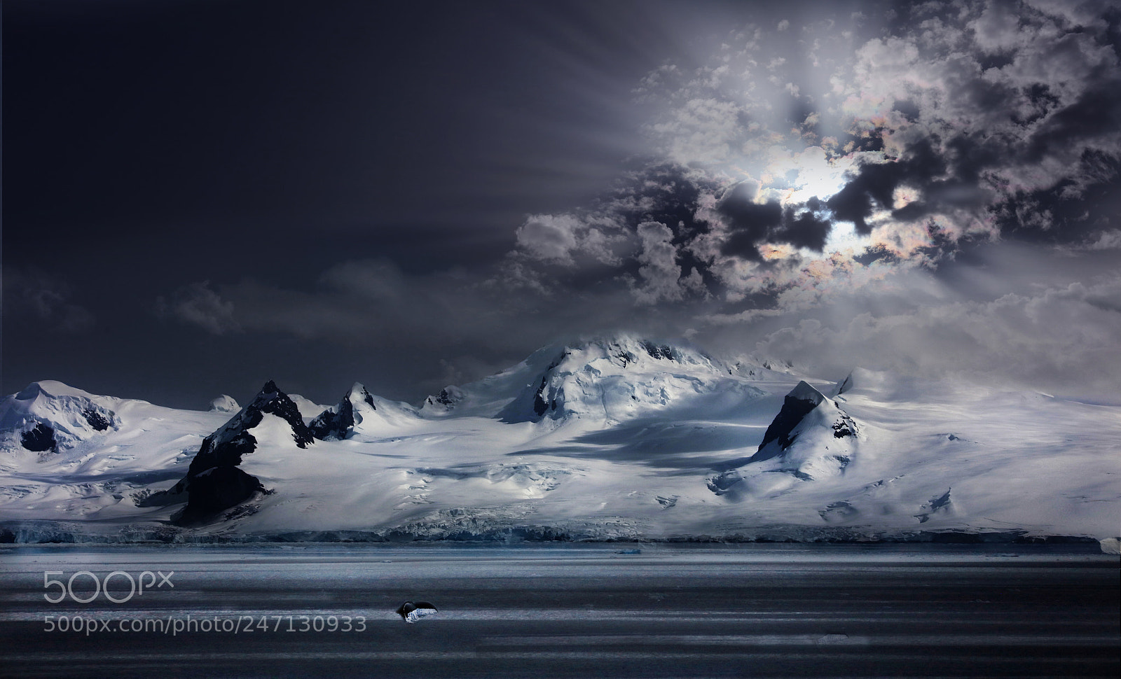 Canon EOS 5DS R sample photo. Antarctica sunset photography