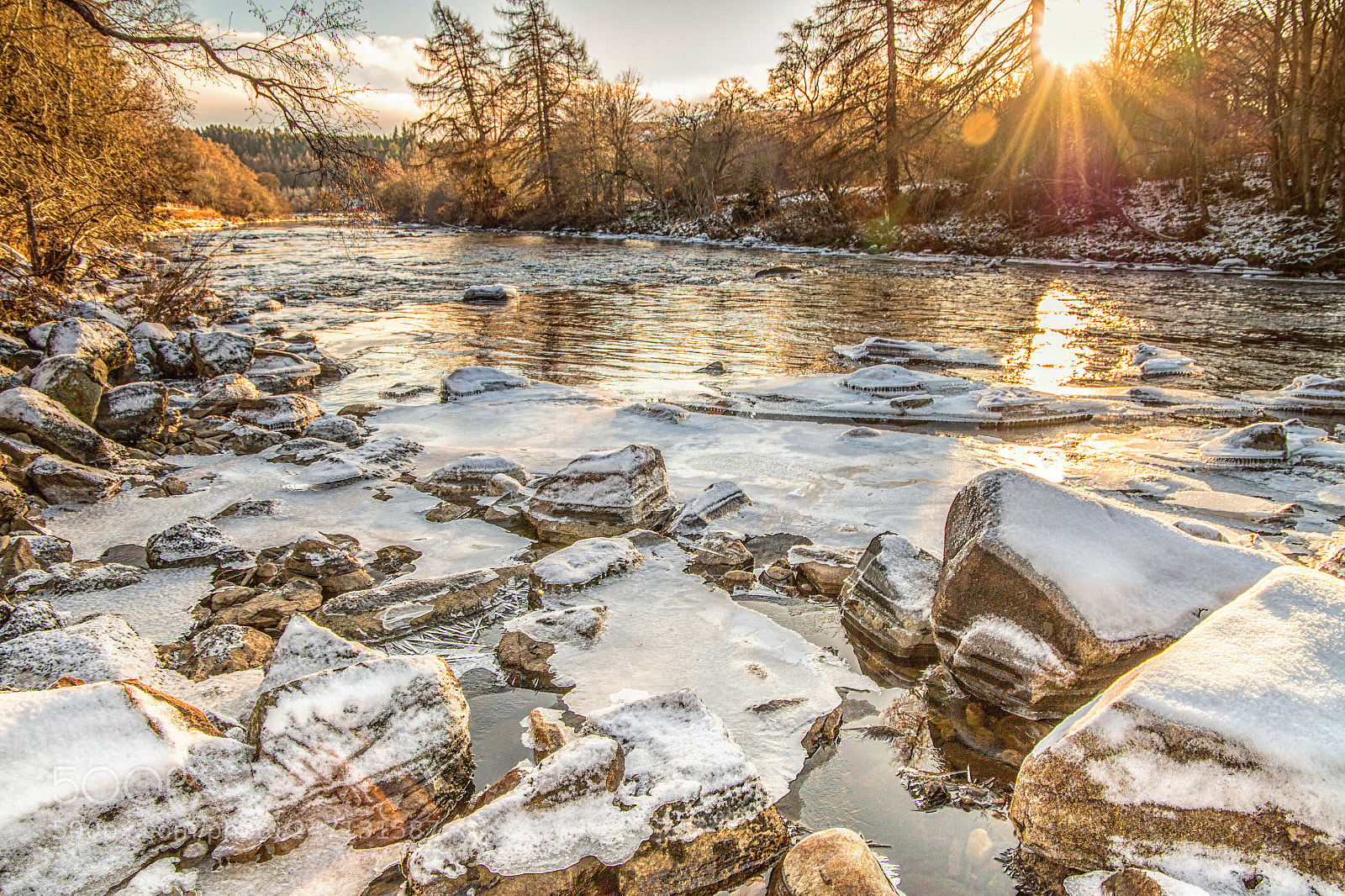 Canon EOS 6D Mark II sample photo. Winter photo walk, river photography