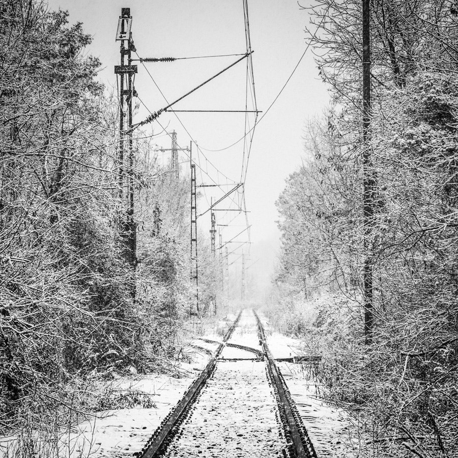 Pentax K-S2 sample photo. Railway photography