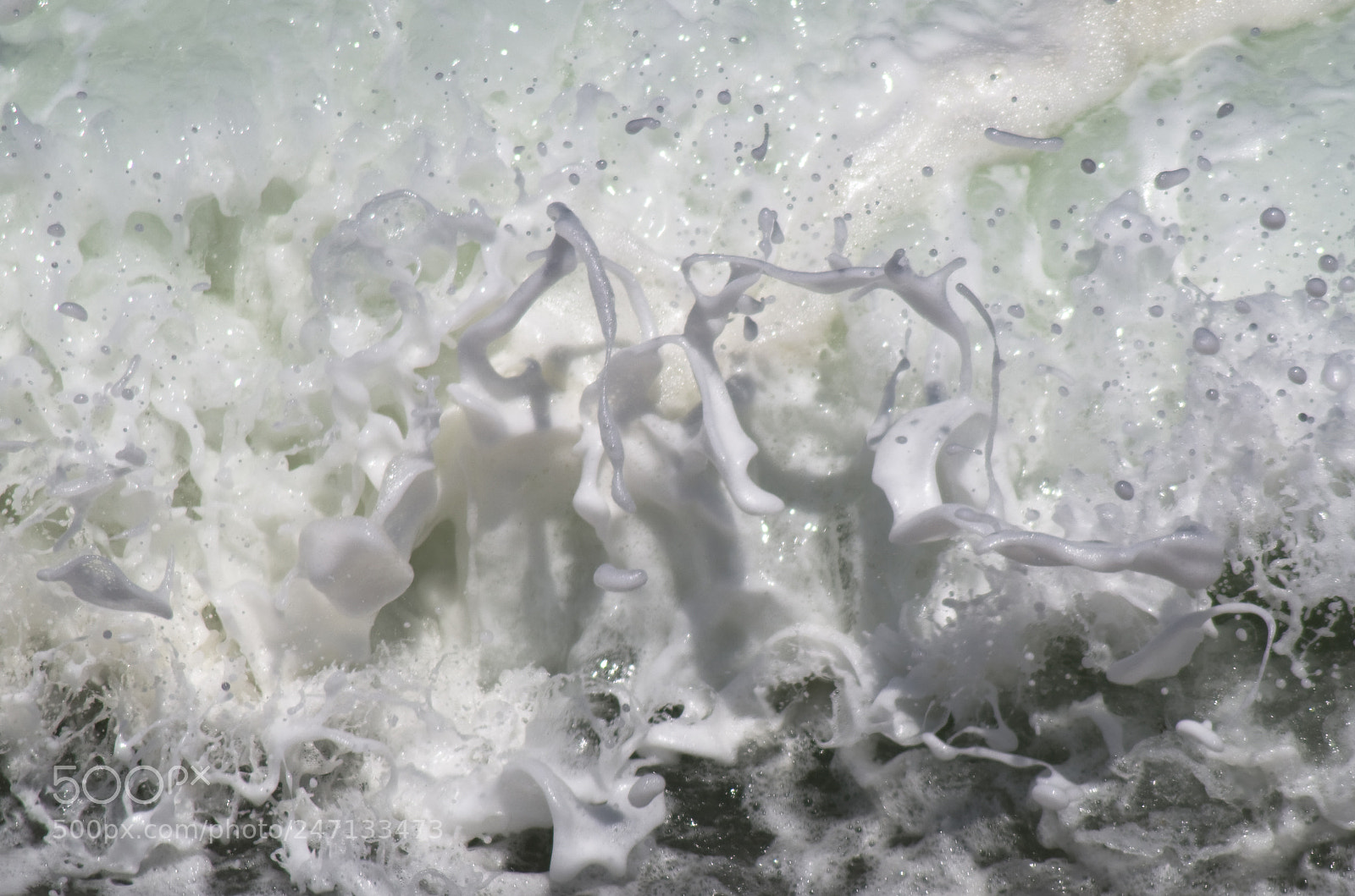 Pentax K-30 sample photo. Wave's whipped cream photography