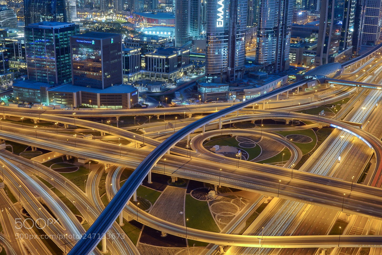 Sony a7R II sample photo. Dubai city lights the photography