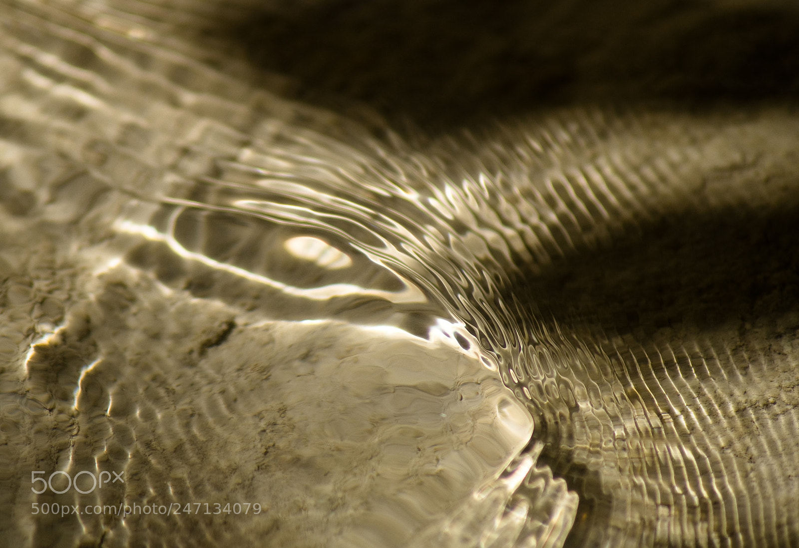 Pentax K-30 sample photo. Crumpled water photography