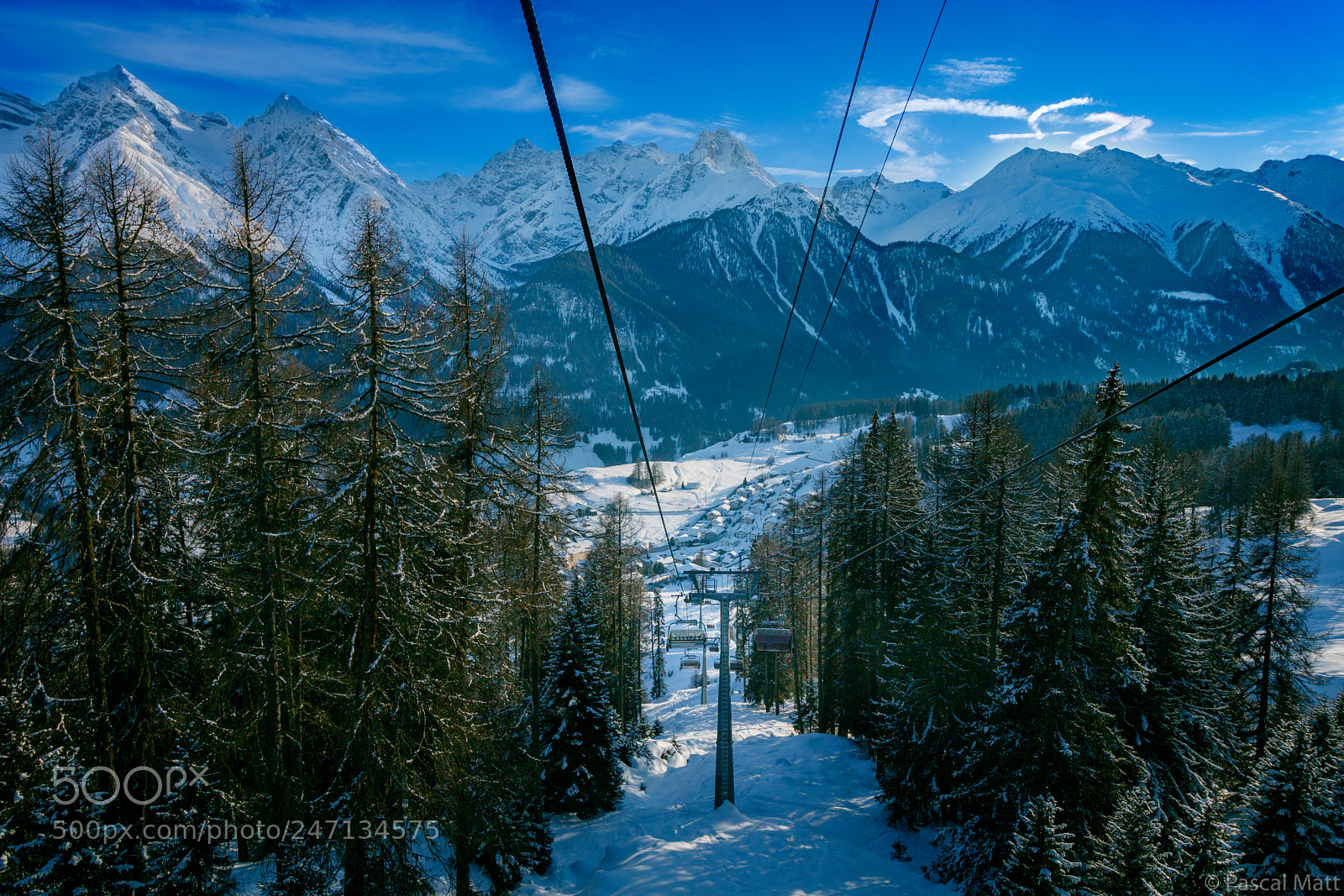 Canon EOS 760D (EOS Rebel T6s / EOS 8000D) sample photo. Ski lift photography