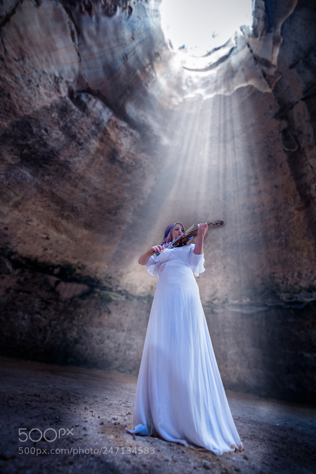 Nikon D810 sample photo. Violinist photography