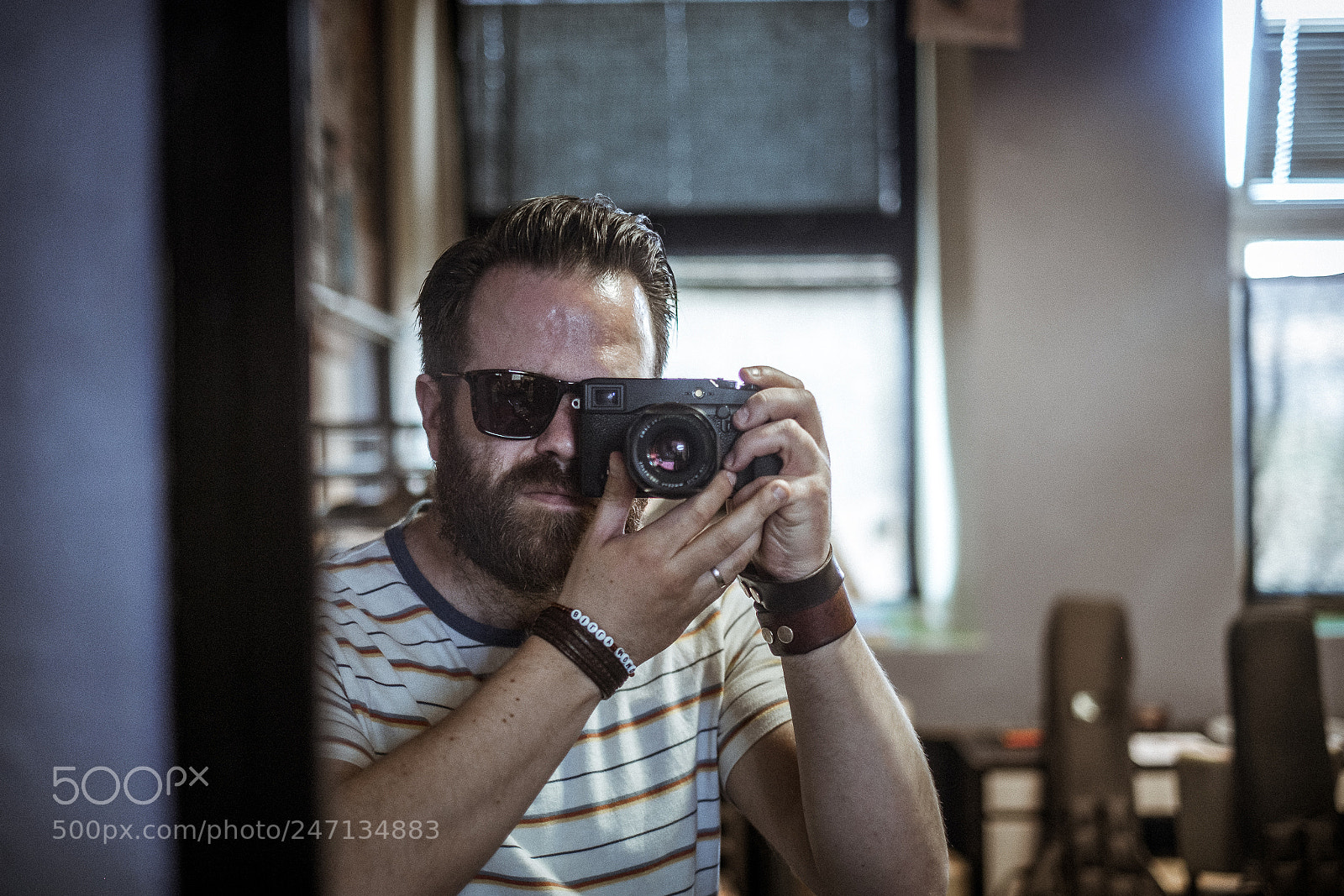 Fujifilm X-Pro1 sample photo. Self portrait photography