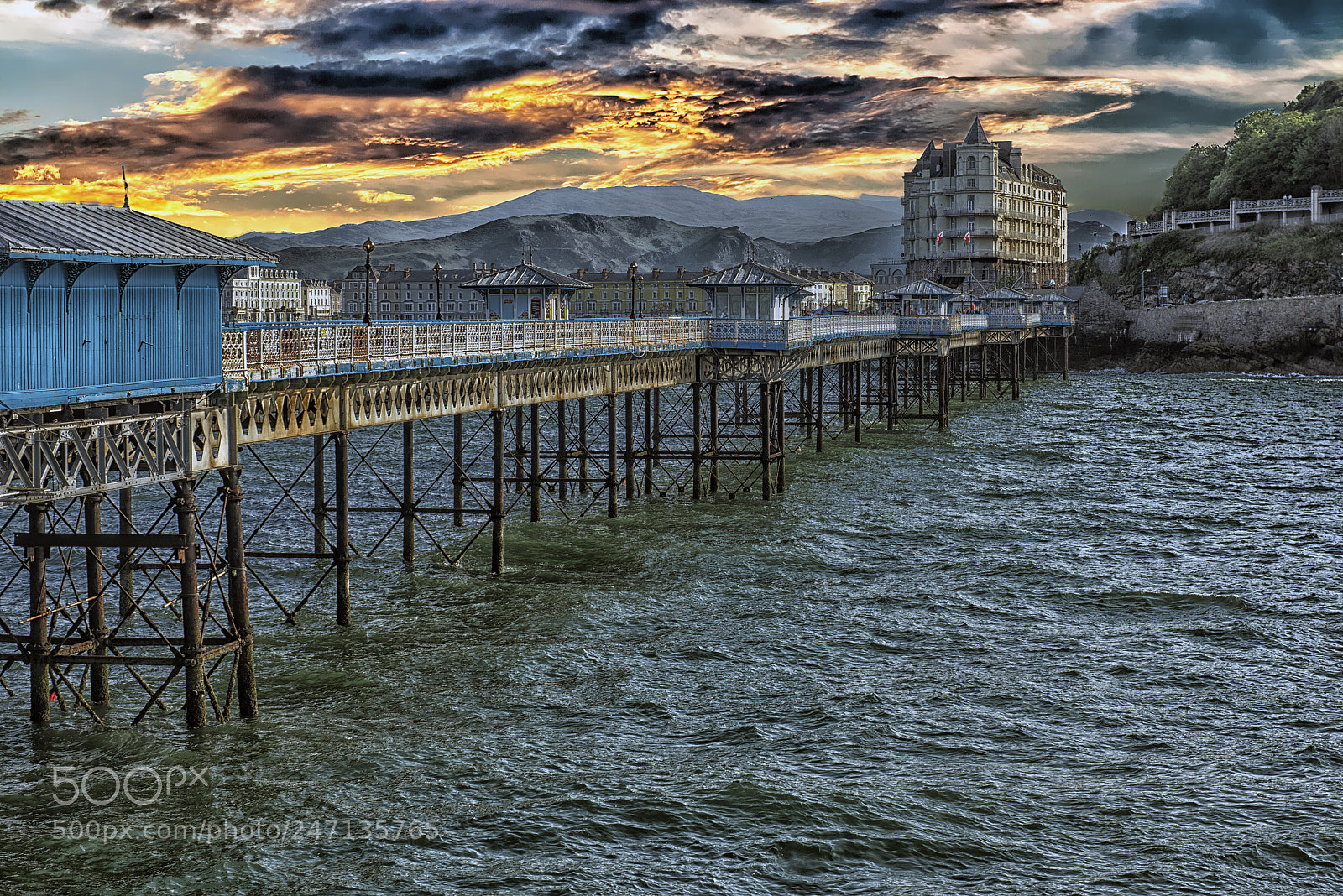 Nikon D810 sample photo. Evening over portmadog photography