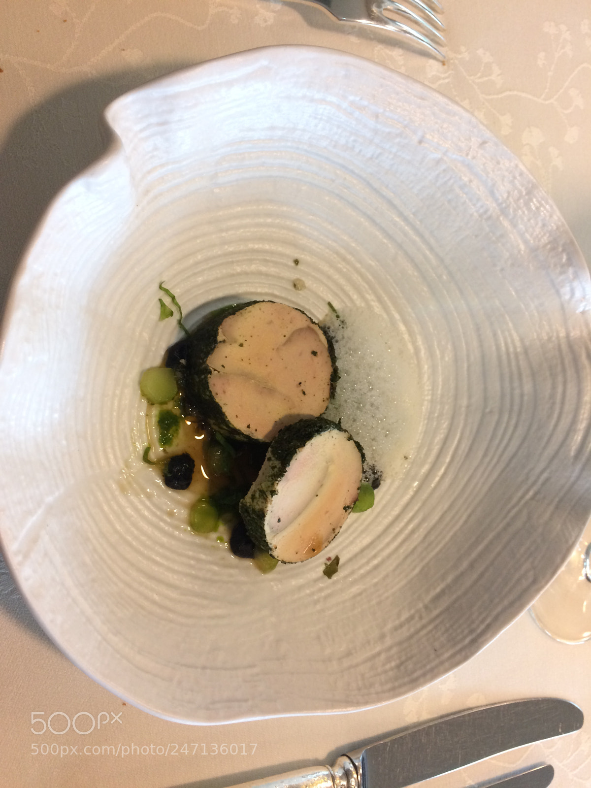 Apple iPhone 5s sample photo. Foie gras and marine photography