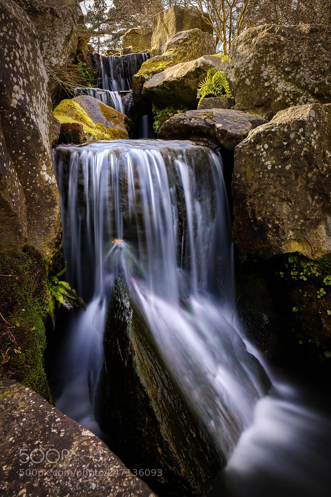 Fujifilm X-Pro2 sample photo. Wisley waterfall photography