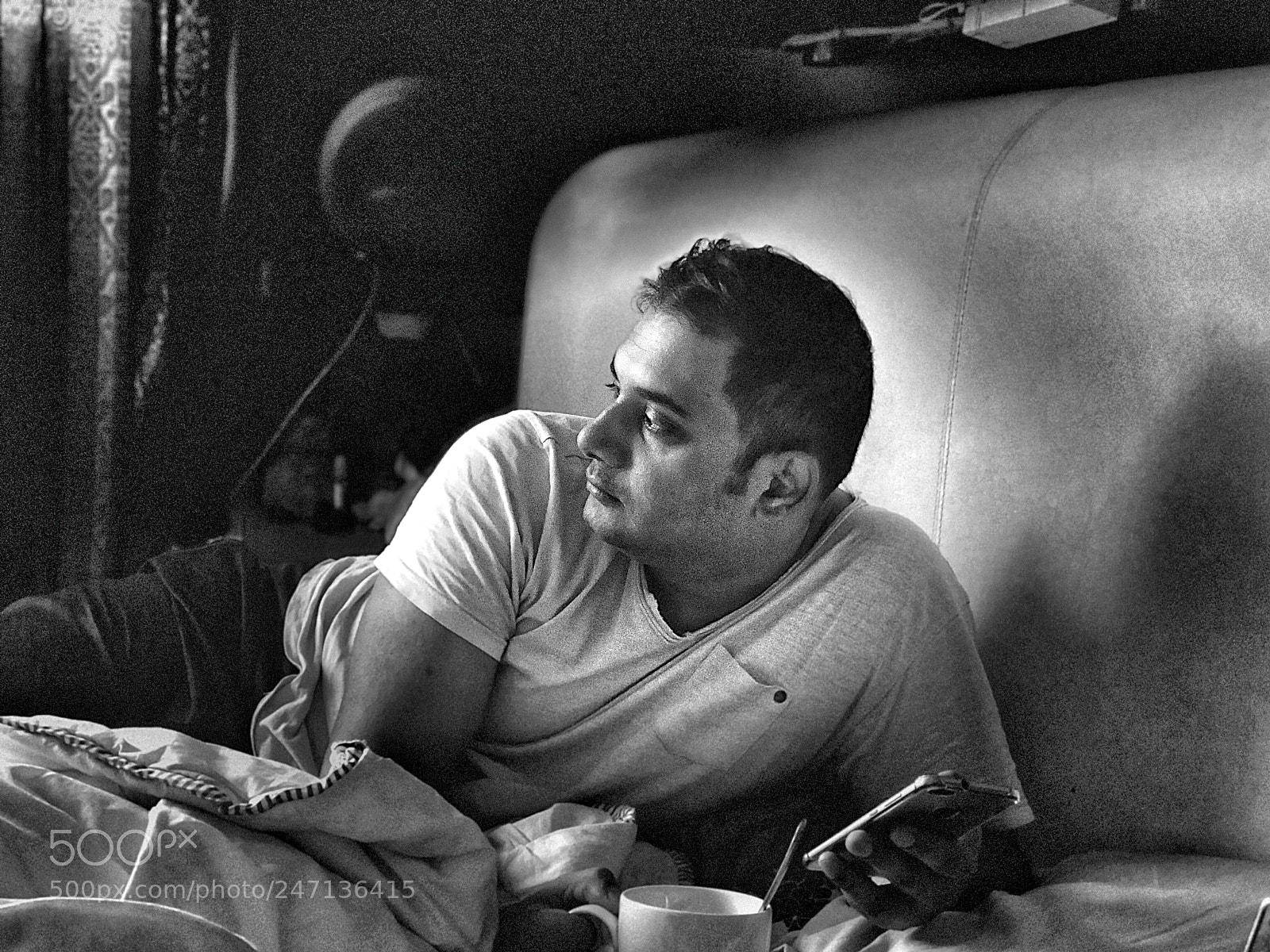 Apple iPhone 8 Plus sample photo. Candid shot of him photography