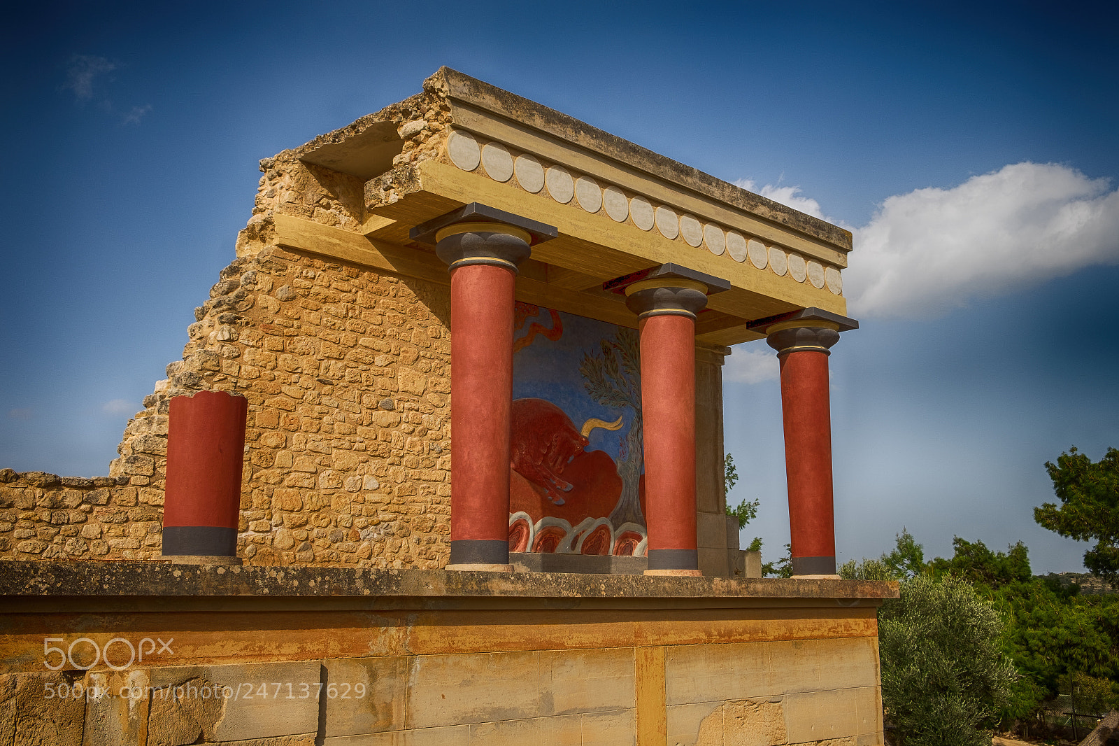 Fujifilm X-T1 sample photo. Knossos palace ruins. heraklion photography