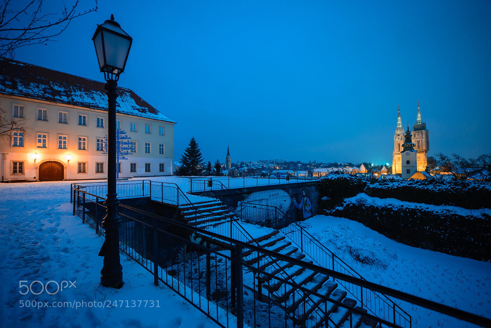 Nikon D610 sample photo. Winter zagreb photography