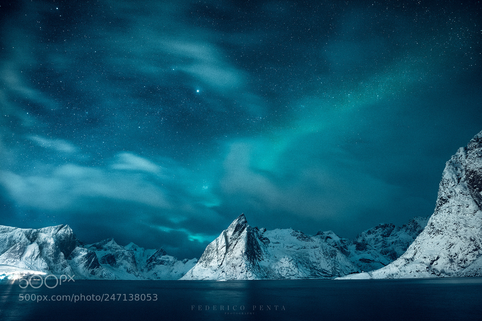 Nikon D810 sample photo. Arctic night photography