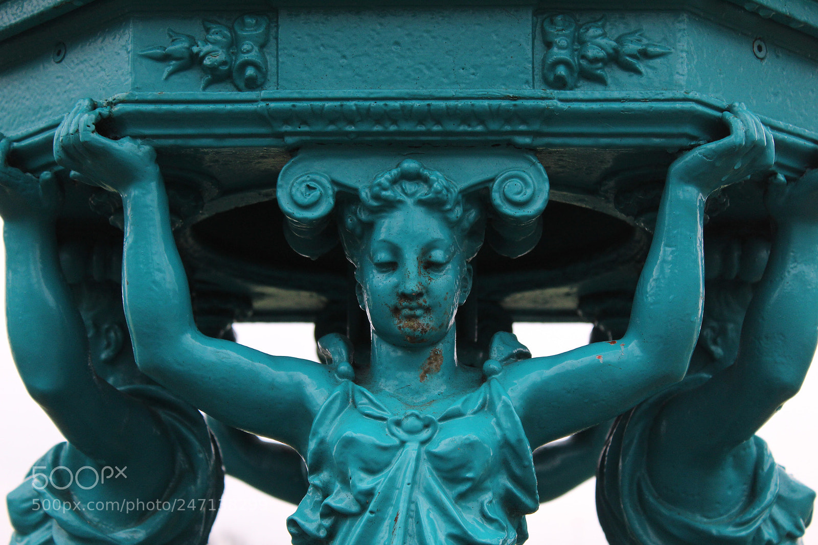 Canon EF-S 18-55mm F3.5-5.6 III sample photo. Blue woman photography