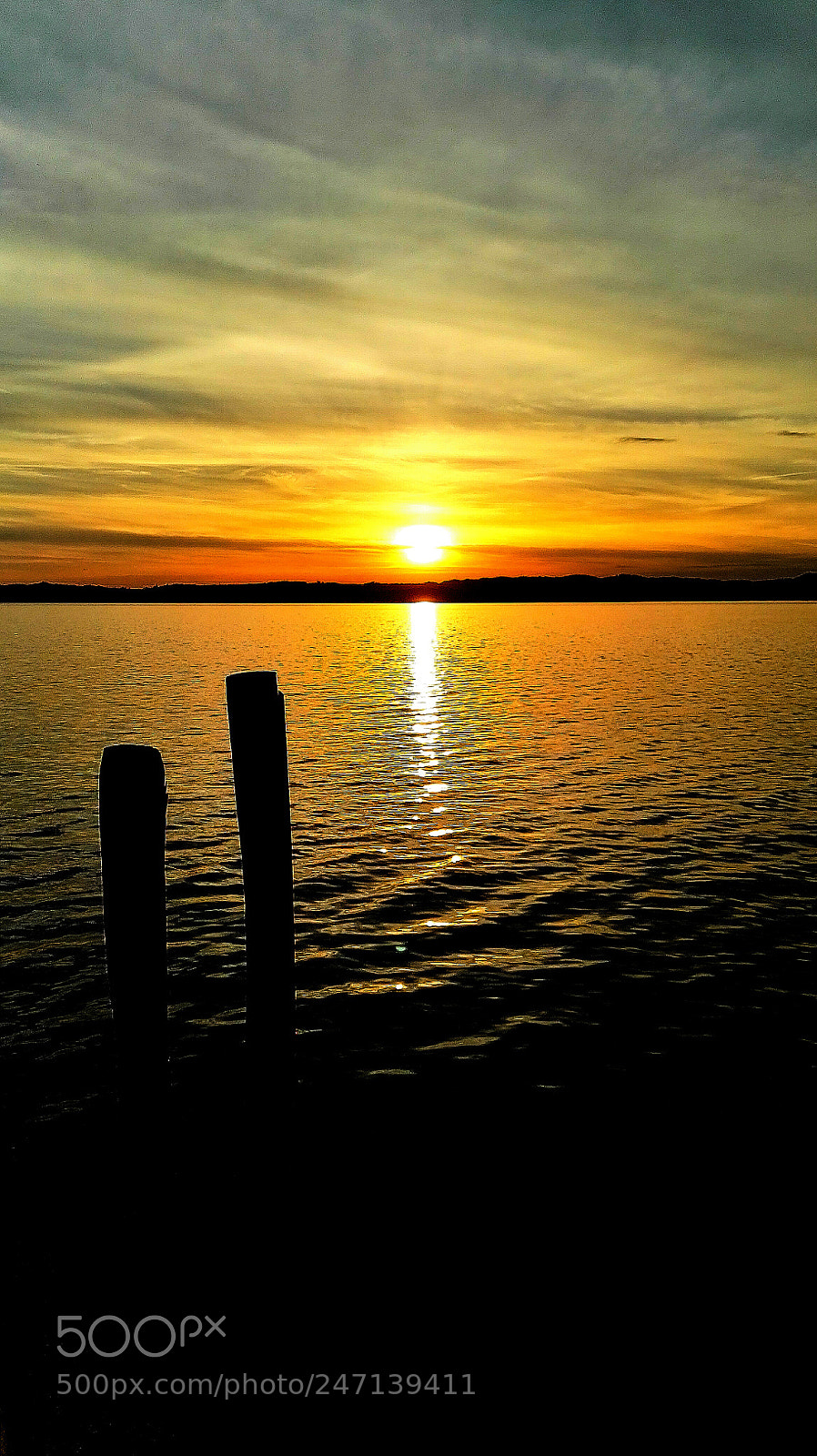 HUAWEI P8 sample photo. Sunset on the lake photography