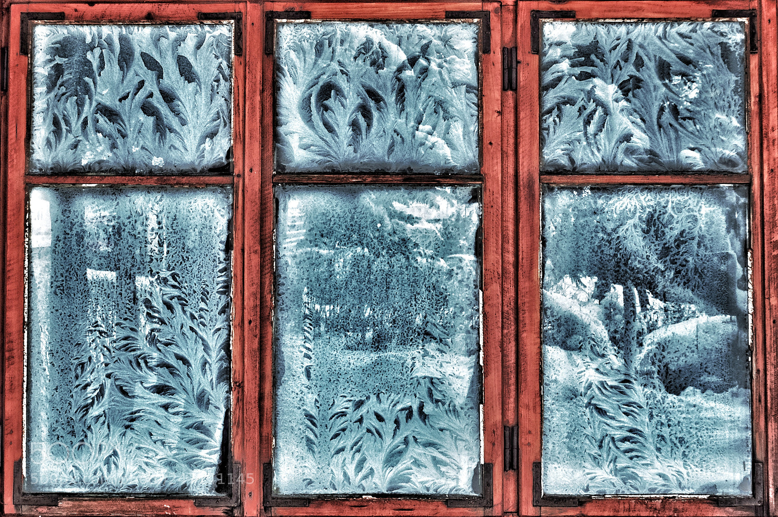 Fujifilm X-T20 sample photo. Frozen window photography