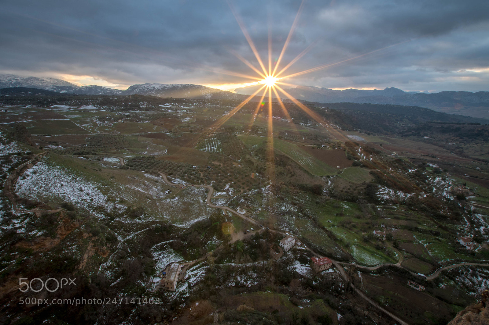 Nikon D500 sample photo. Sunset from ronda photography