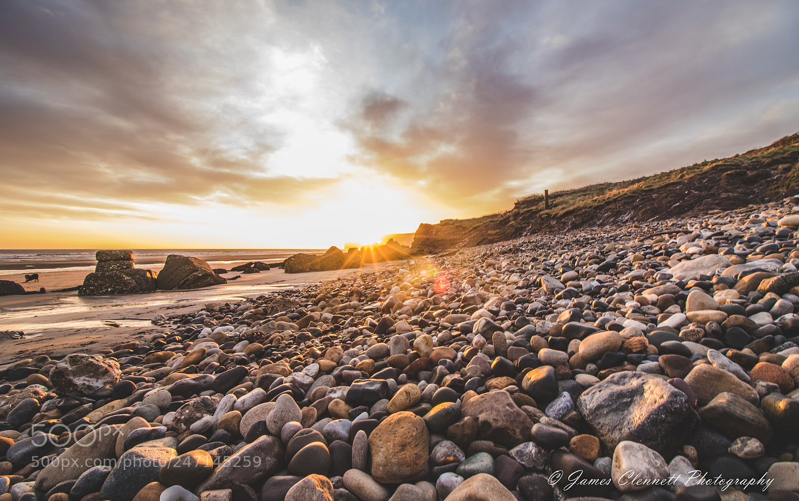 Canon EOS 7D Mark II sample photo. A pebbled sunrise photography