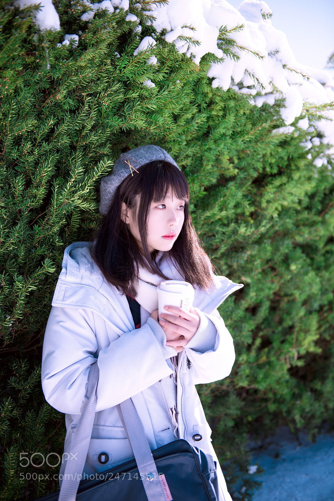 Nikon D800 sample photo. Snow portrait on sfu photography