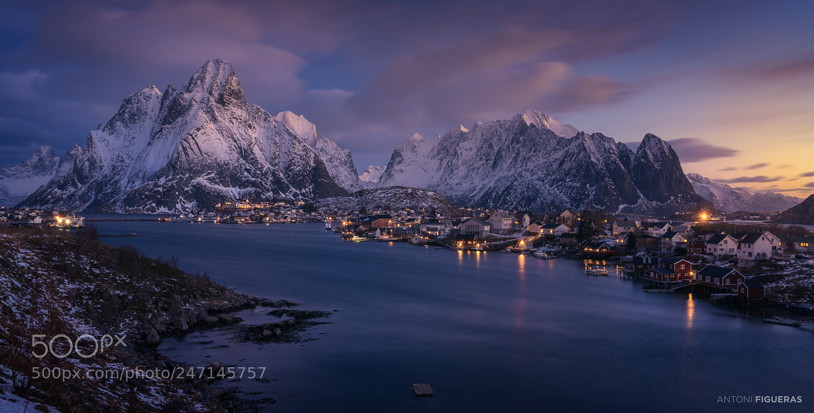 Sony a7R II sample photo. Dawn in reine photography