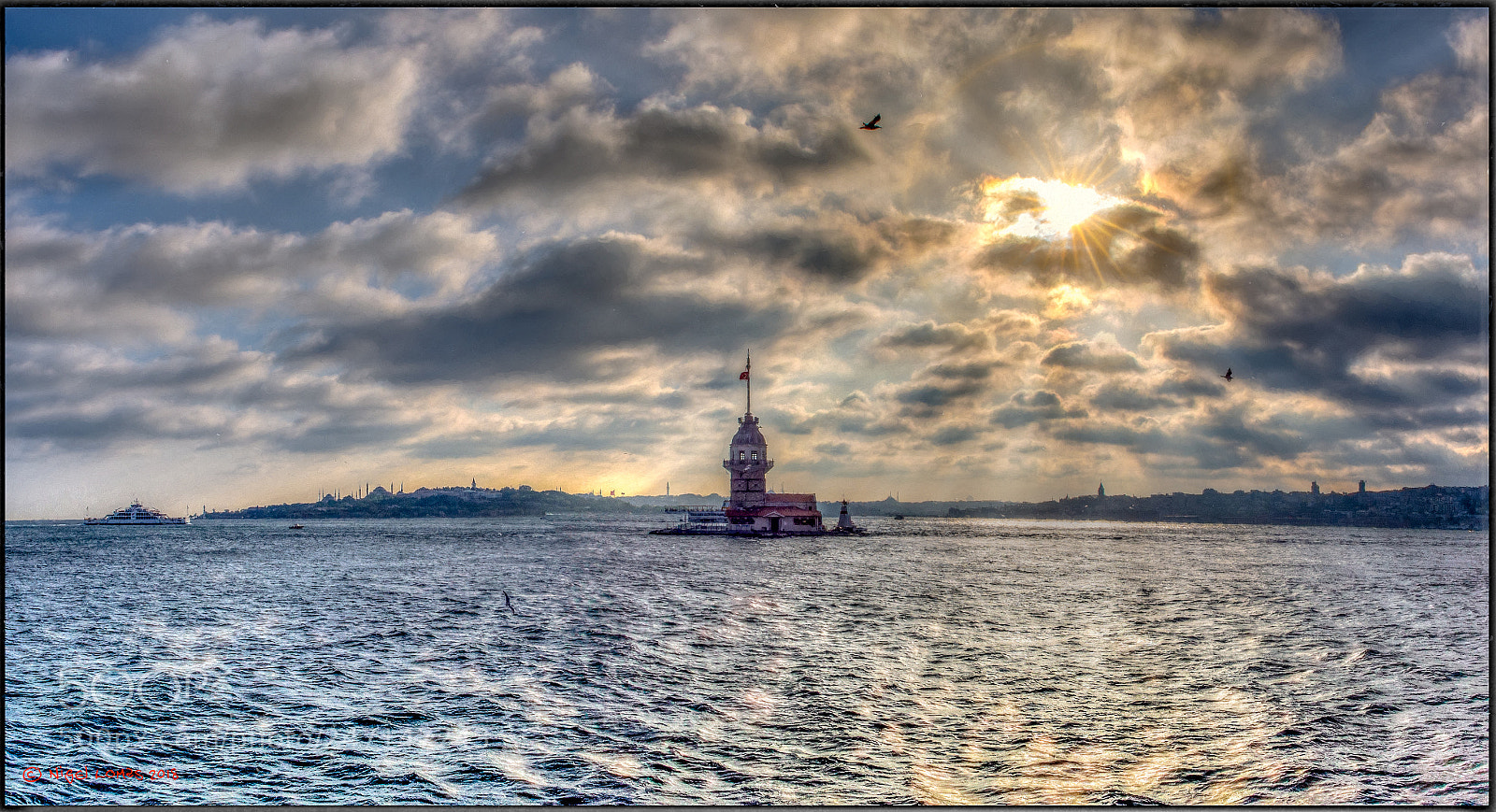 Olympus OM-D E-M5 sample photo. Maidens tower, istanbul photography