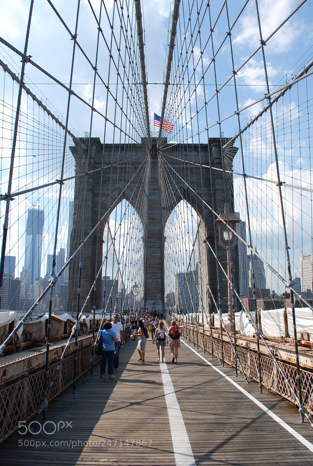 Nikon D60 sample photo. Brooklyn bridge photography