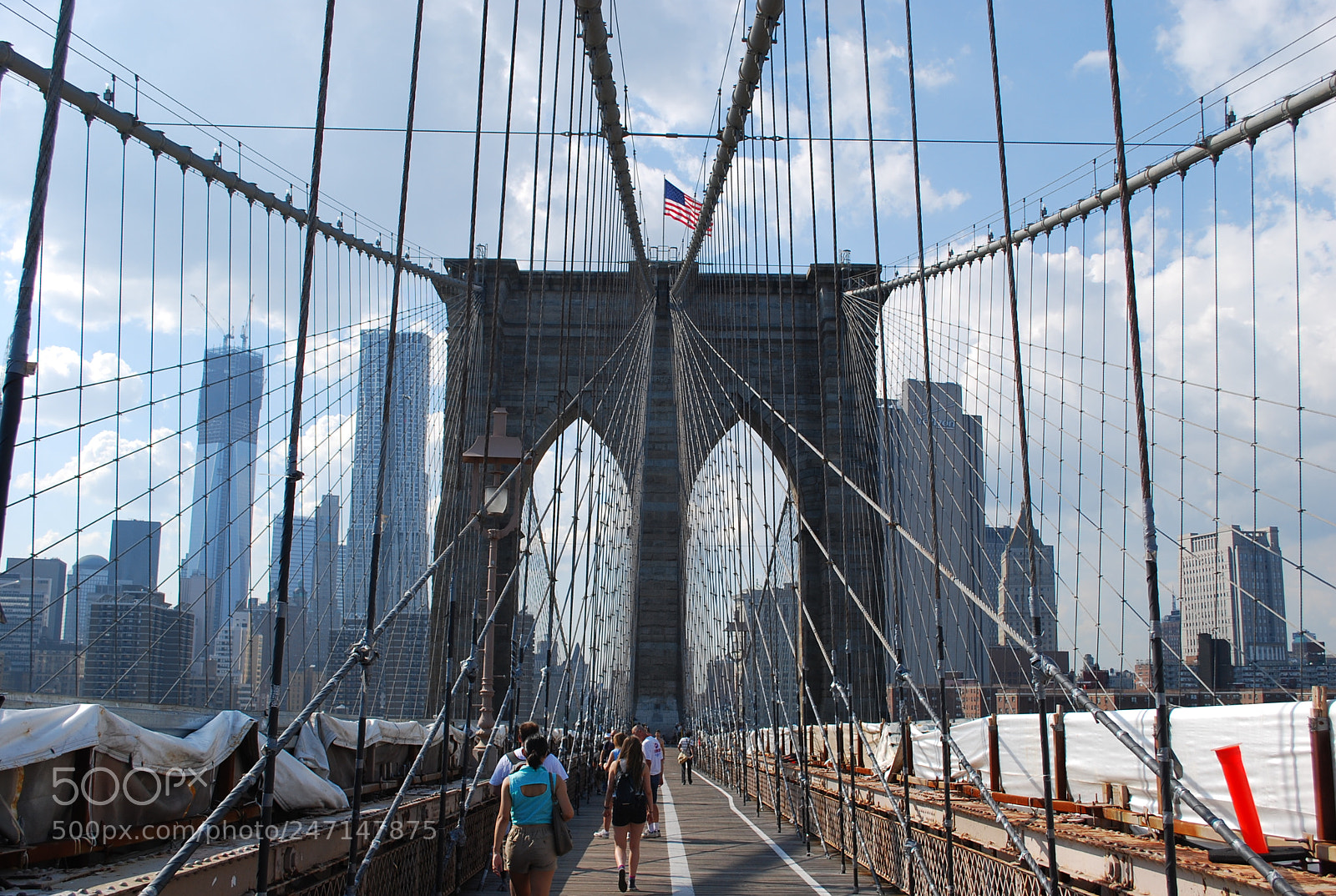 Nikon D60 sample photo. Brooklyn bridge photography