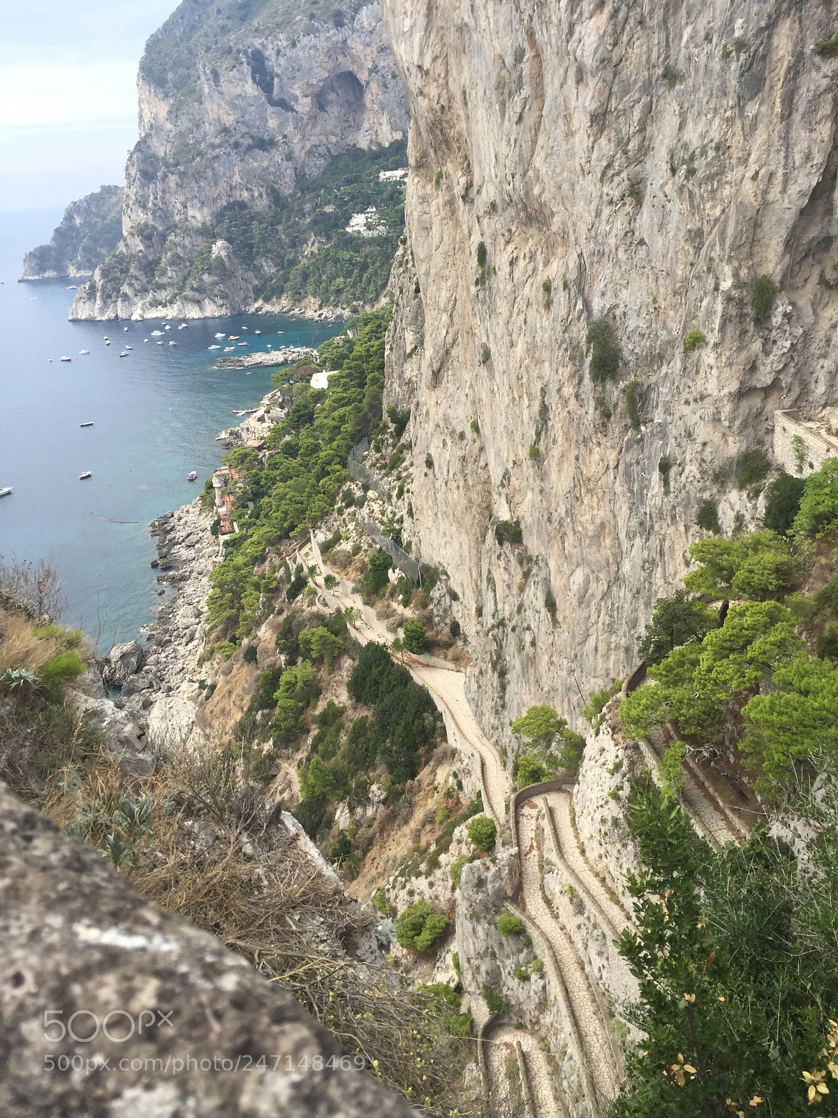Apple iPhone 6 sample photo. Capri italy photography