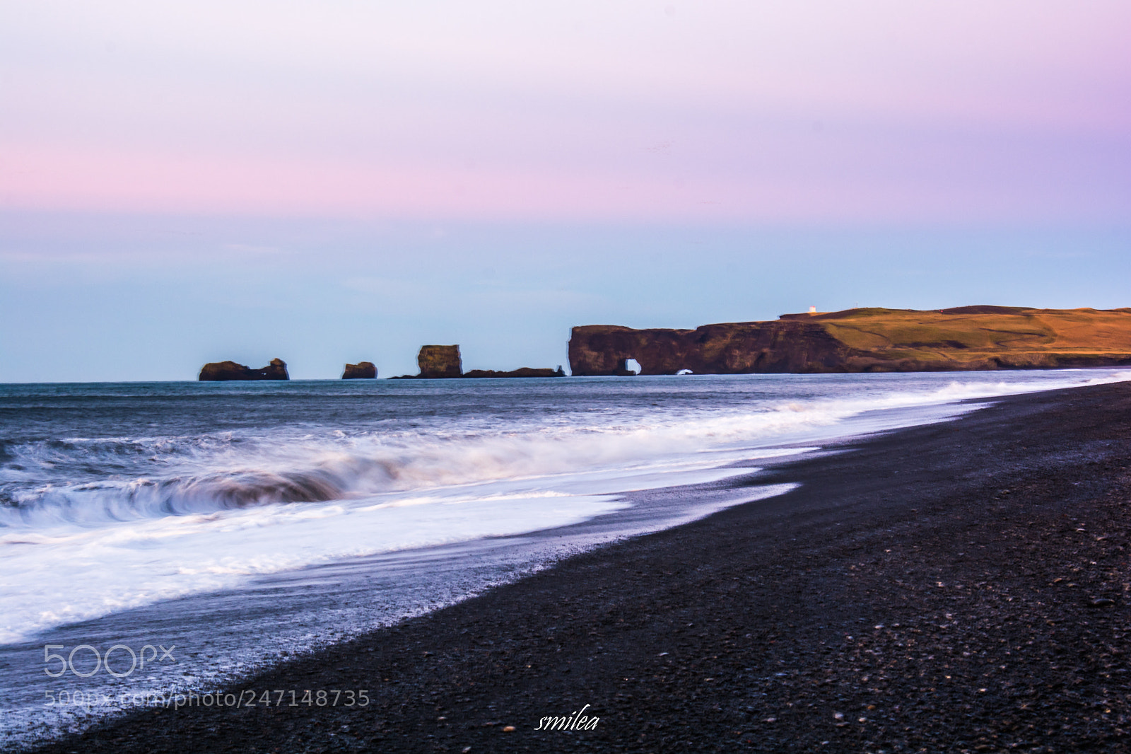 Nikon D7100 sample photo. Black sand beach sunrise photography