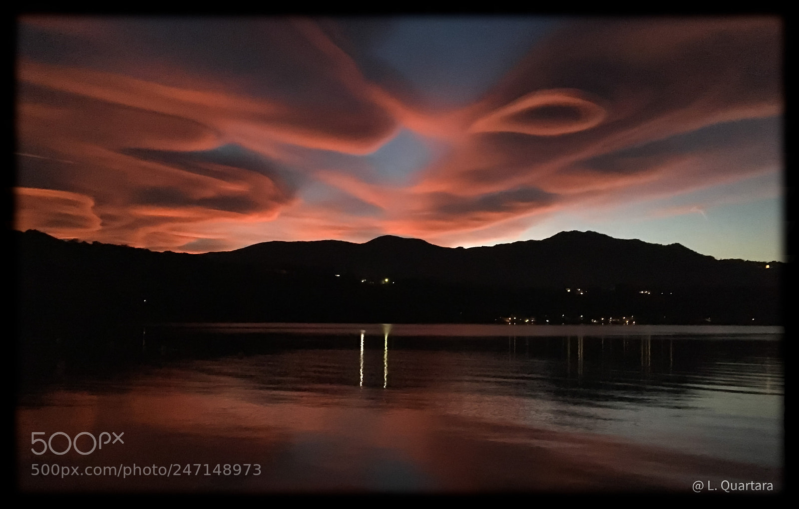 Apple iPhone SE sample photo. Tramonto sul lago d photography