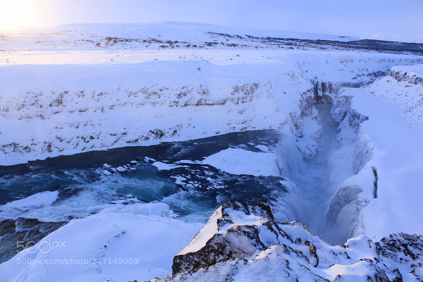 Canon EOS 1200D (EOS Rebel T5 / EOS Kiss X70 / EOS Hi) sample photo. Gullfoss falls photography