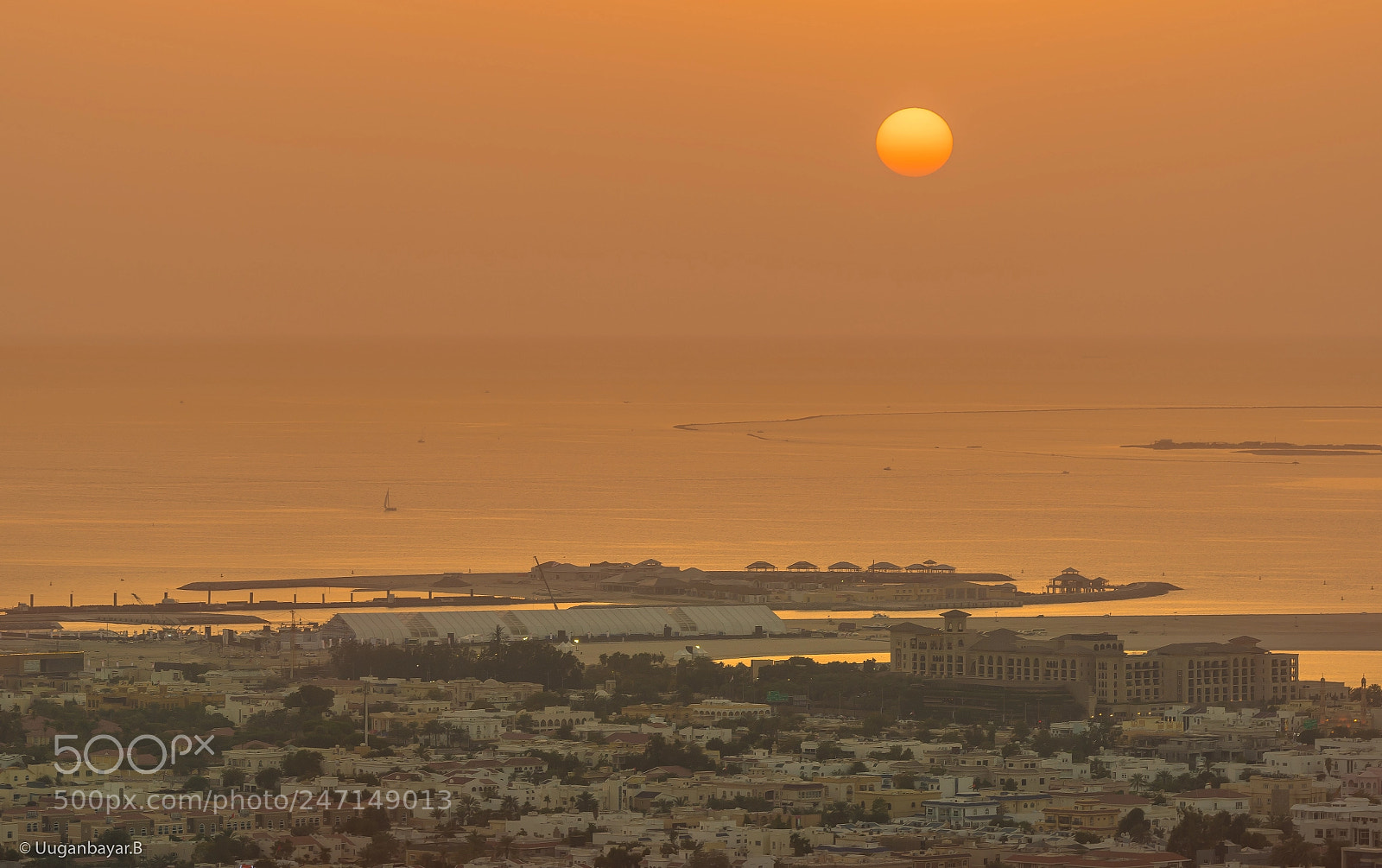 Sony a9 sample photo. Sunset in dubai photography