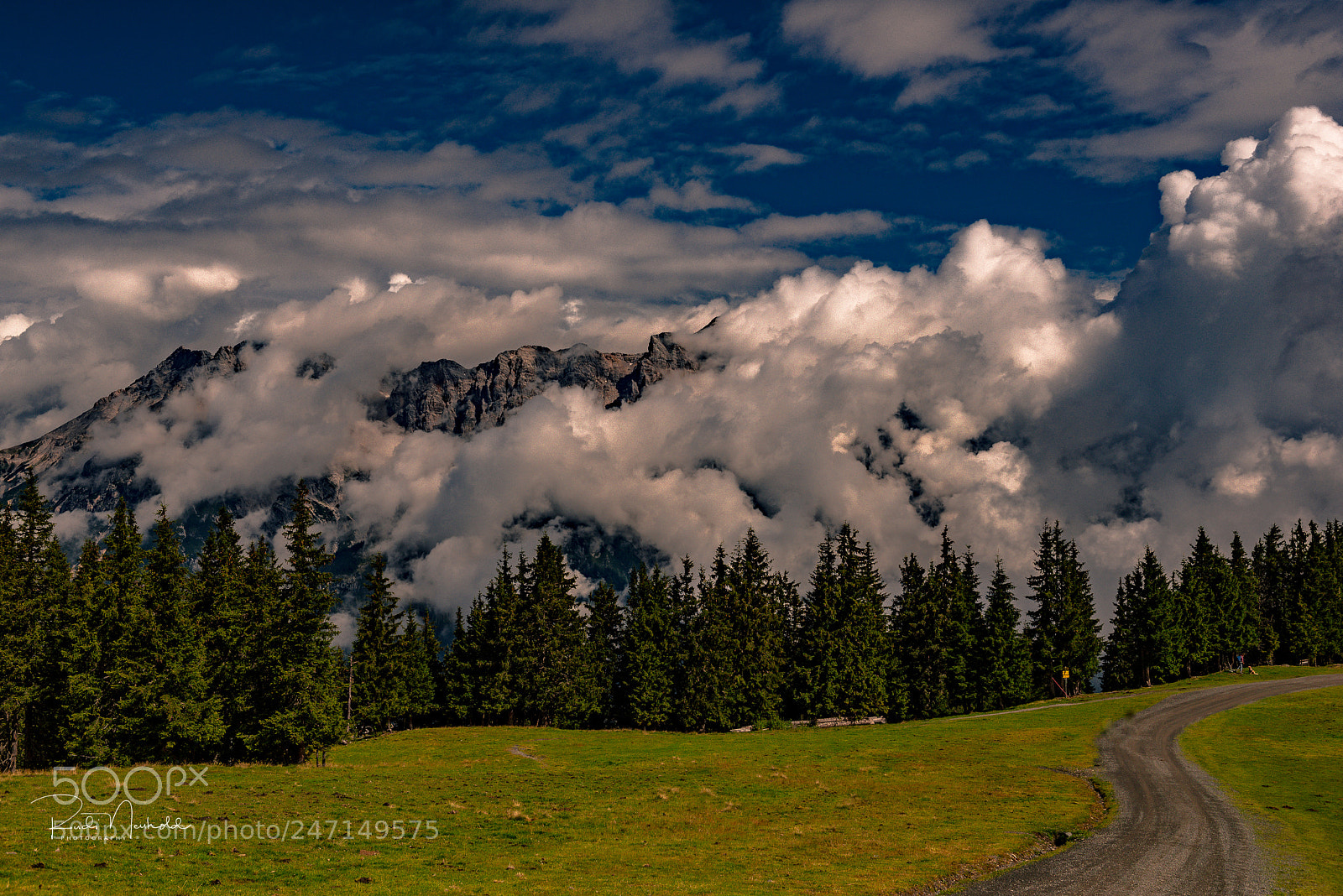 Nikon D600 sample photo. Alps in clouds photography