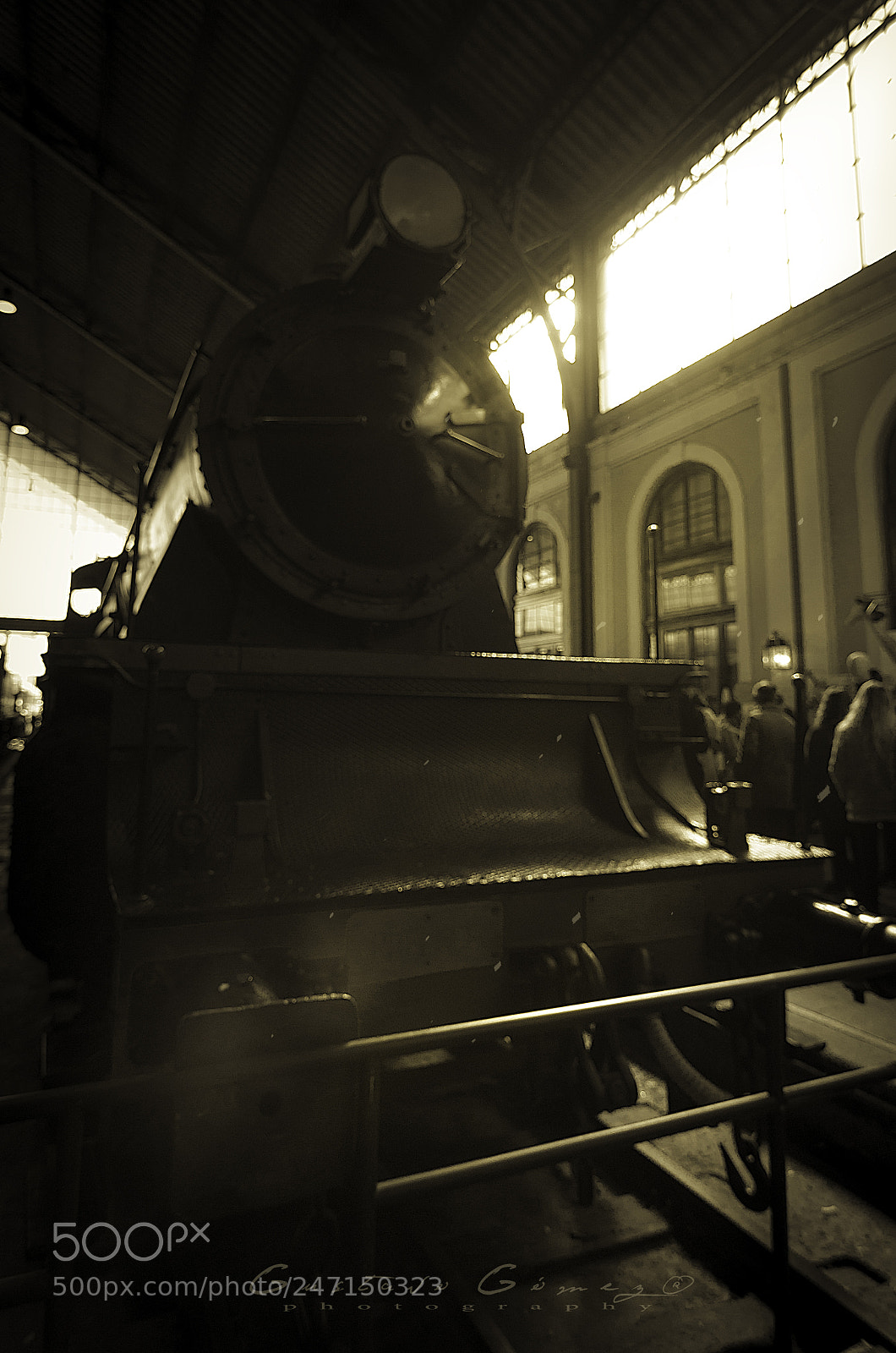 Nikon D5100 sample photo. Old train photography