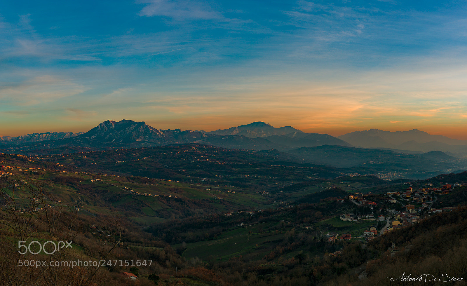 Nikon D800 sample photo. Montefusco view panorama 2.0 photography