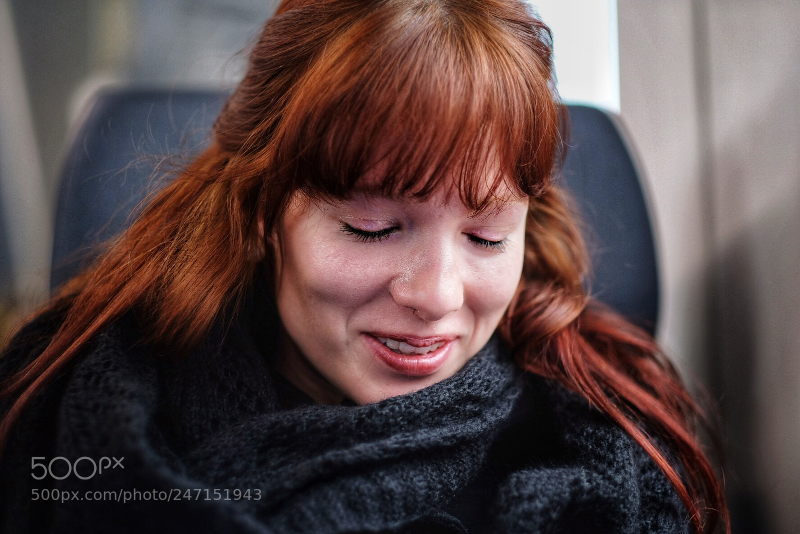 Fujifilm X-T2 sample photo. Girl on a train 2/3 photography