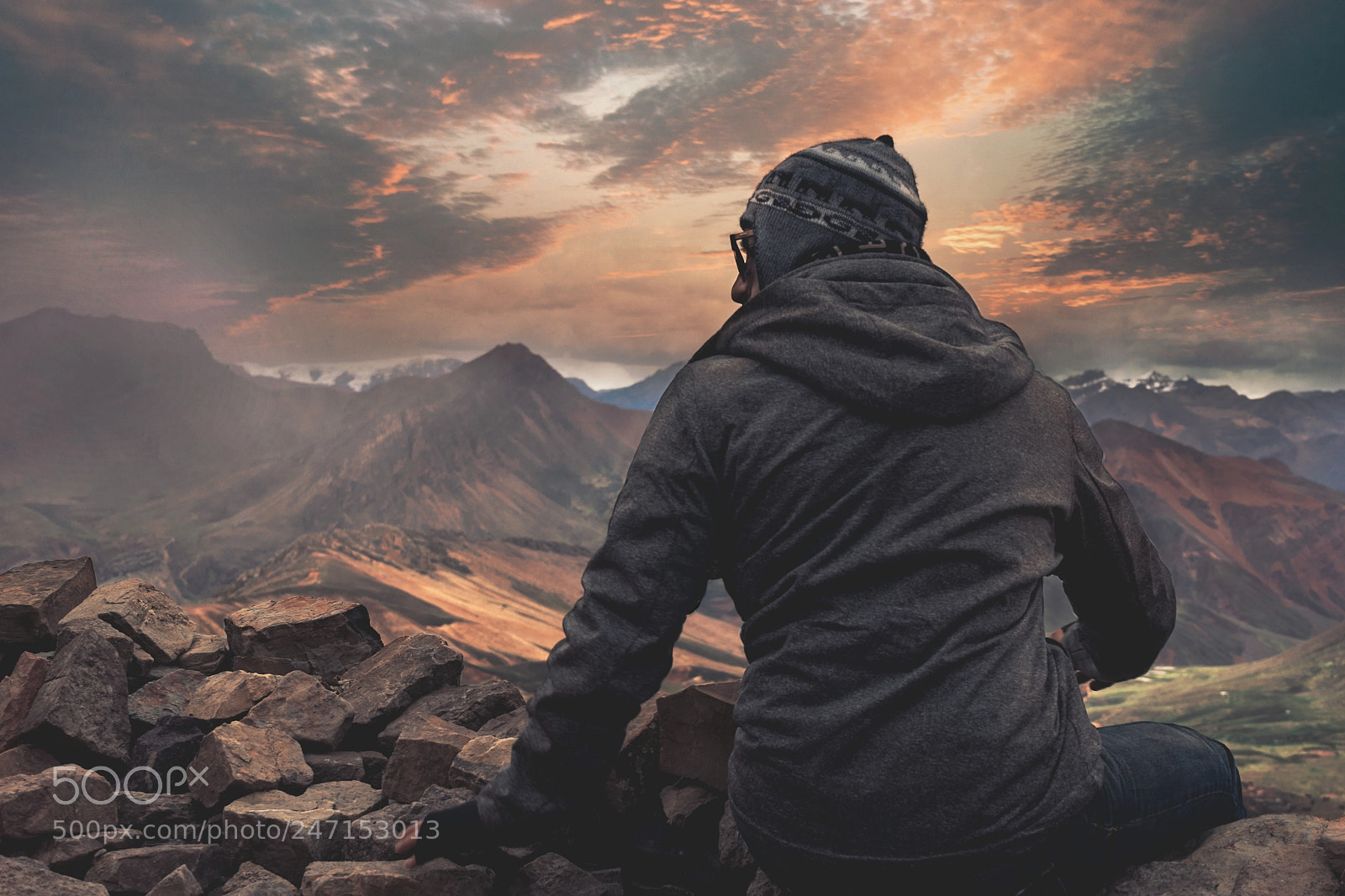 Sony a7 sample photo. Sunset in the mountains photography