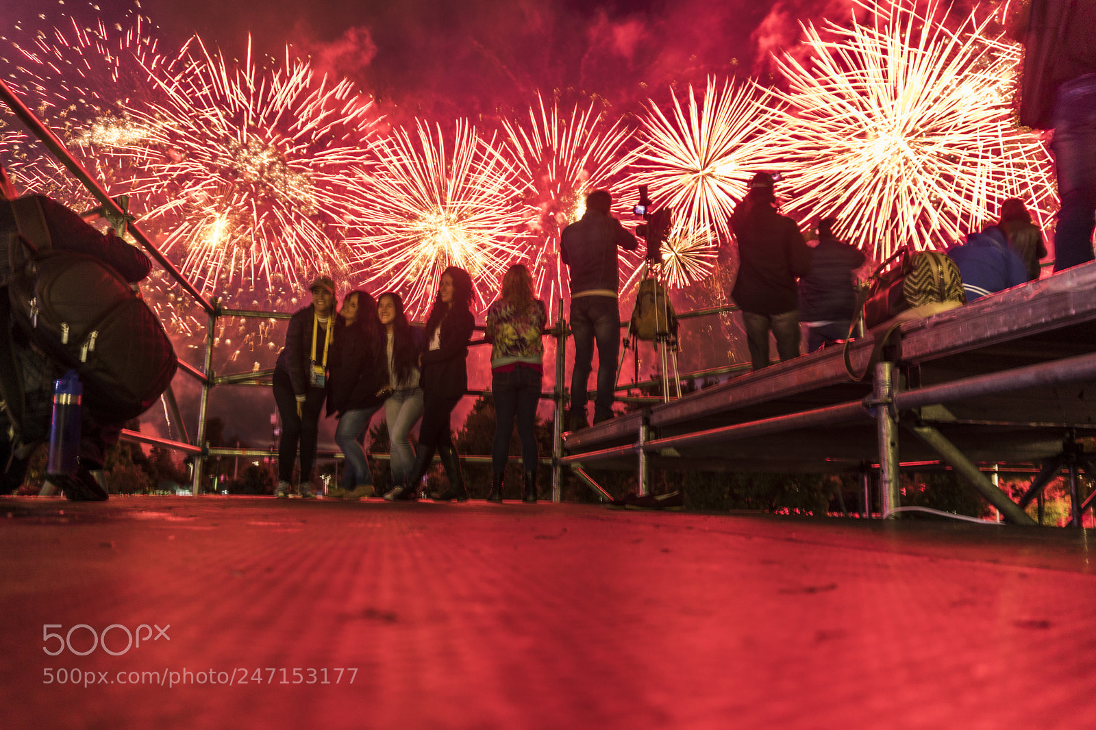 Sony a6300 sample photo. Bogota fireworks photography
