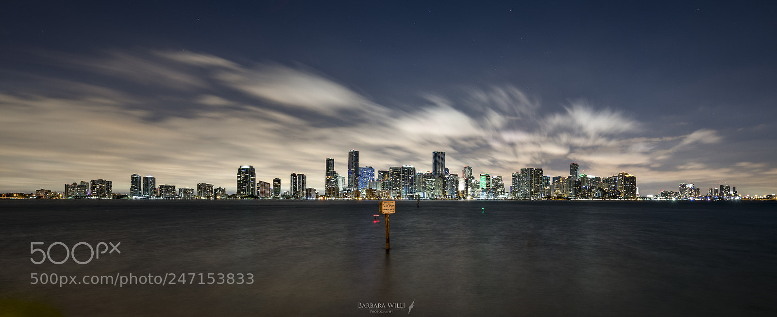 Nikon D850 sample photo. Miami by night photography