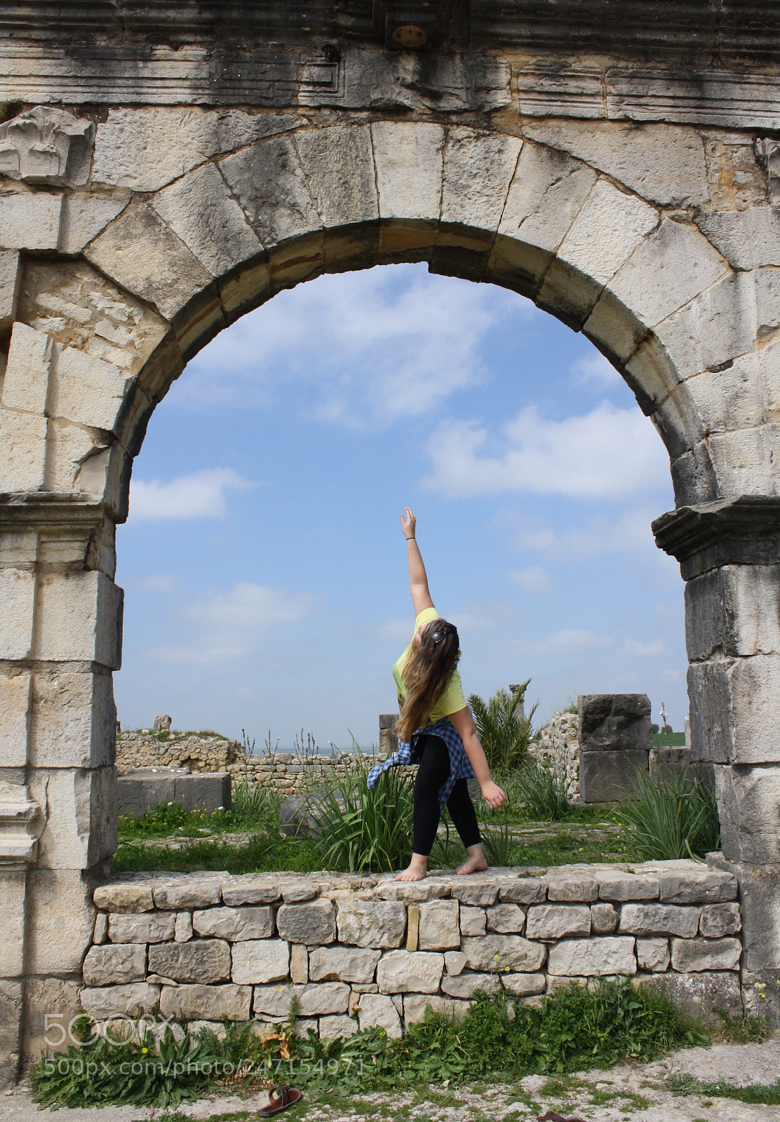 Canon EOS 1000D (EOS Digital Rebel XS / EOS Kiss F) sample photo. Volubilis ruins, morocco photography