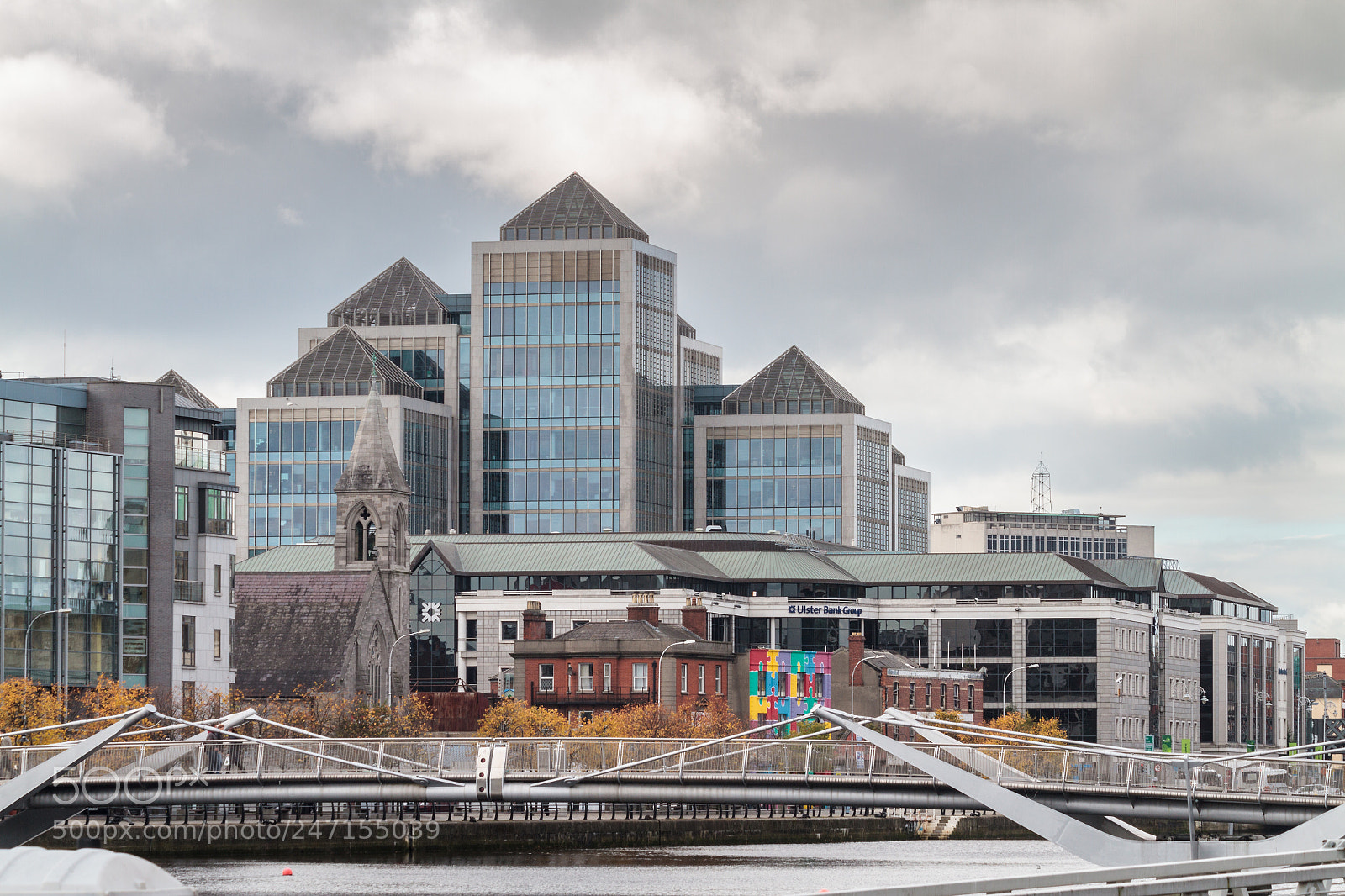 Canon EOS 7D sample photo. Dublin, oct 1, 2012: financial district. photography