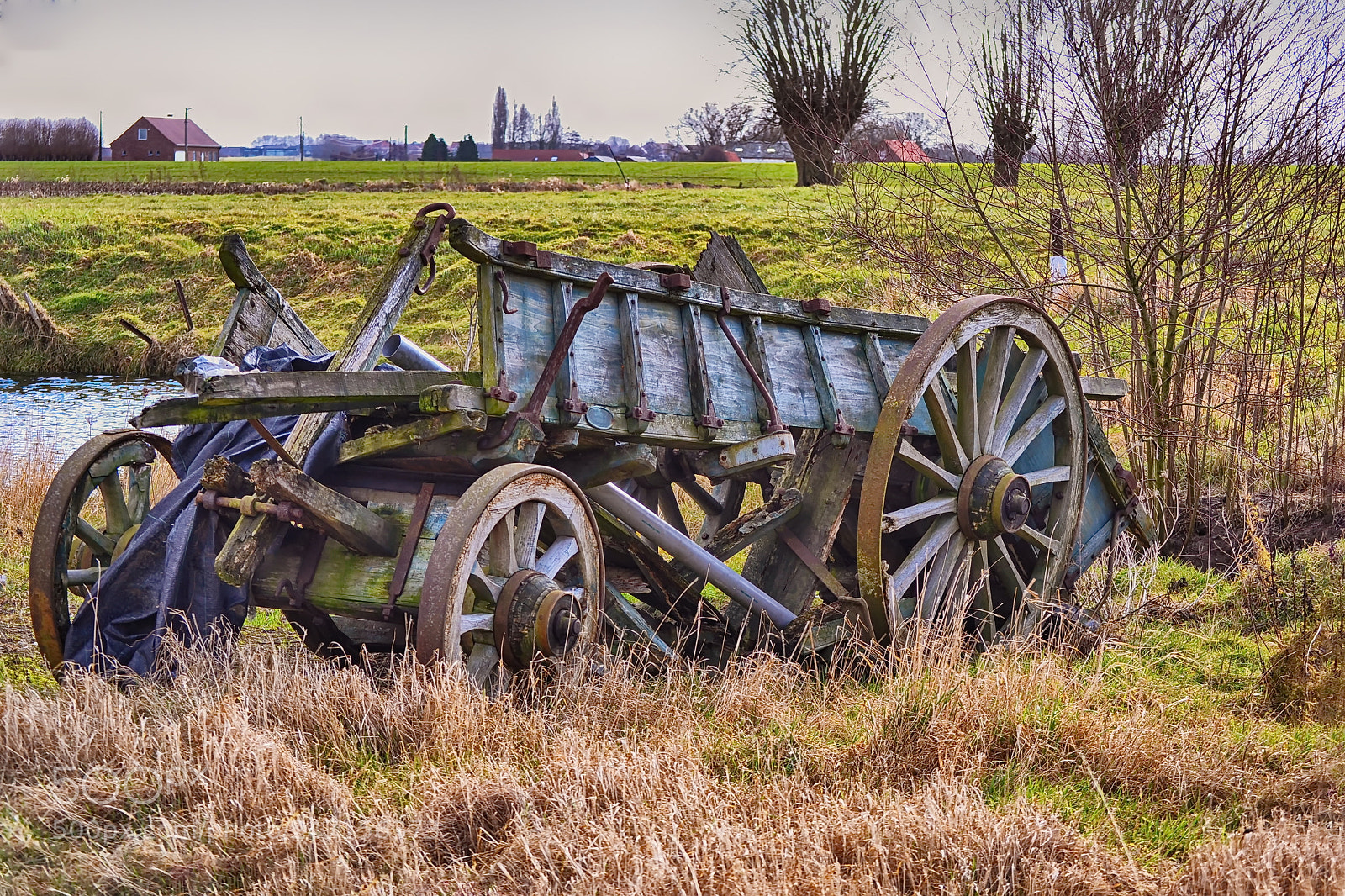 Nikon D3100 sample photo. Old cart photography