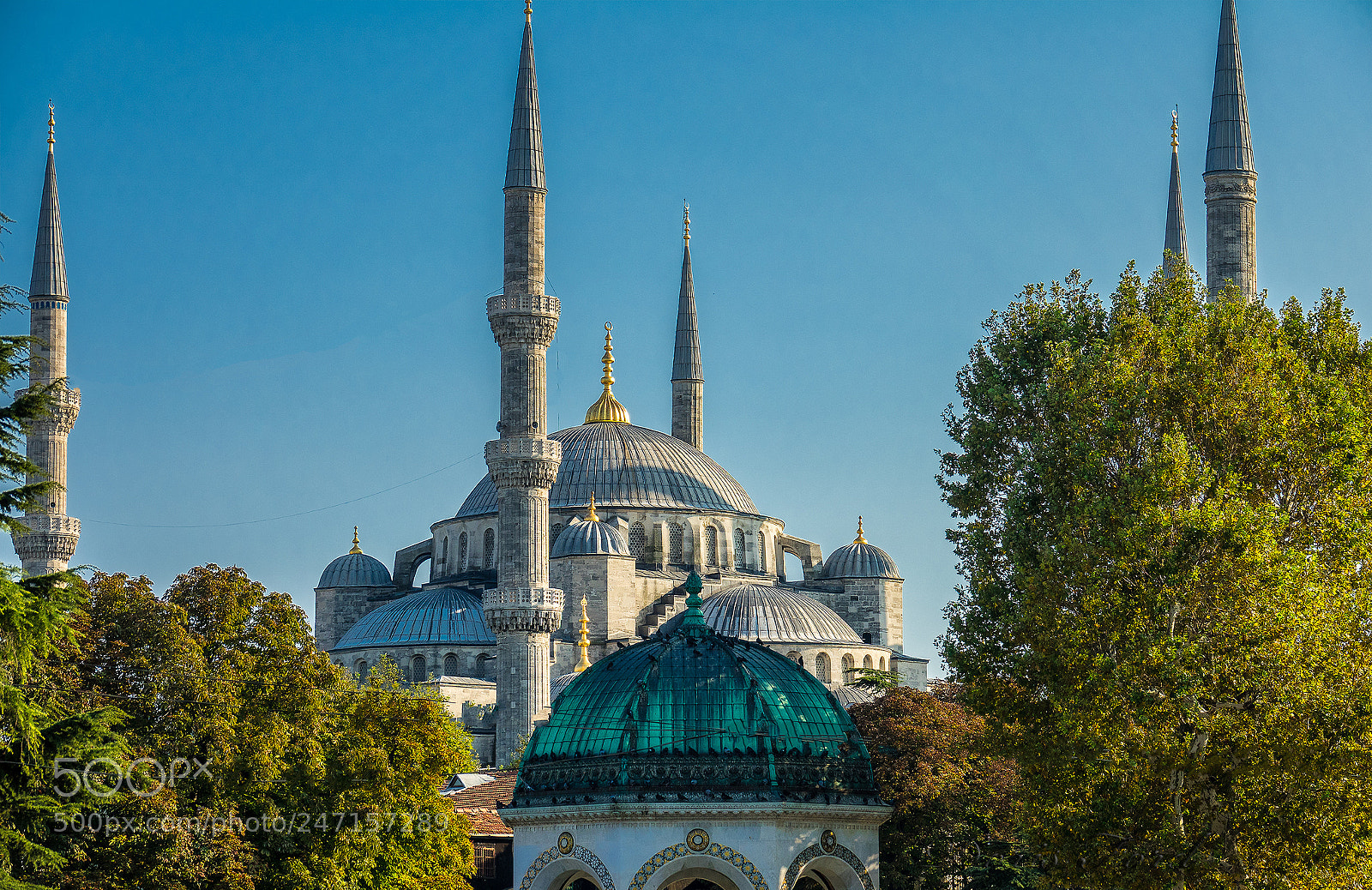 Sony Cyber-shot DSC-RX10 III sample photo. Blue mosque at sunset photography