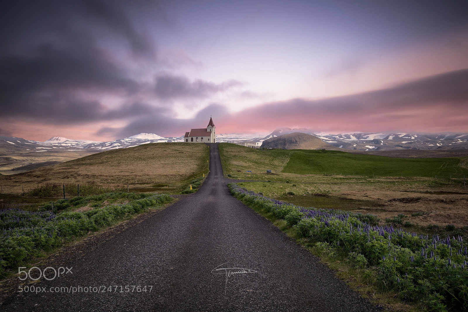 Nikon D810 sample photo. Ingjaldshólskirkja church photography