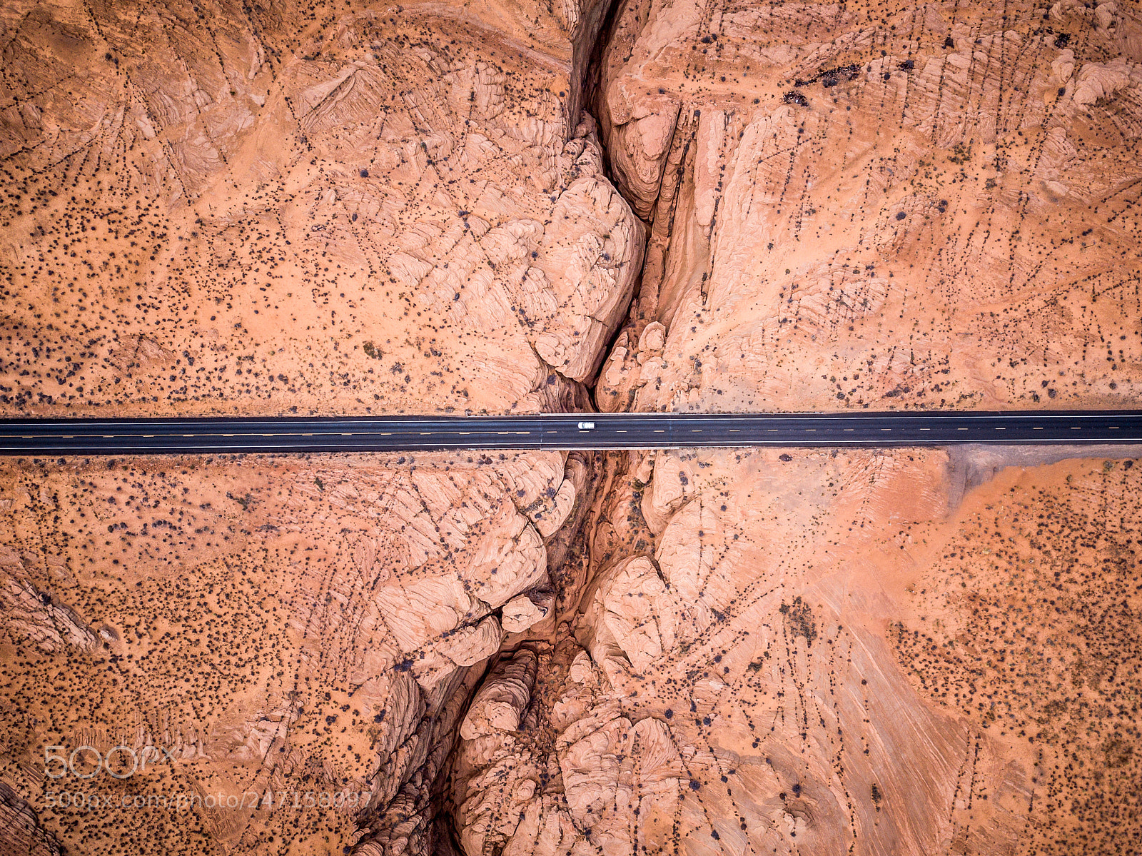 DJI FC220 sample photo. Crack in the earth photography
