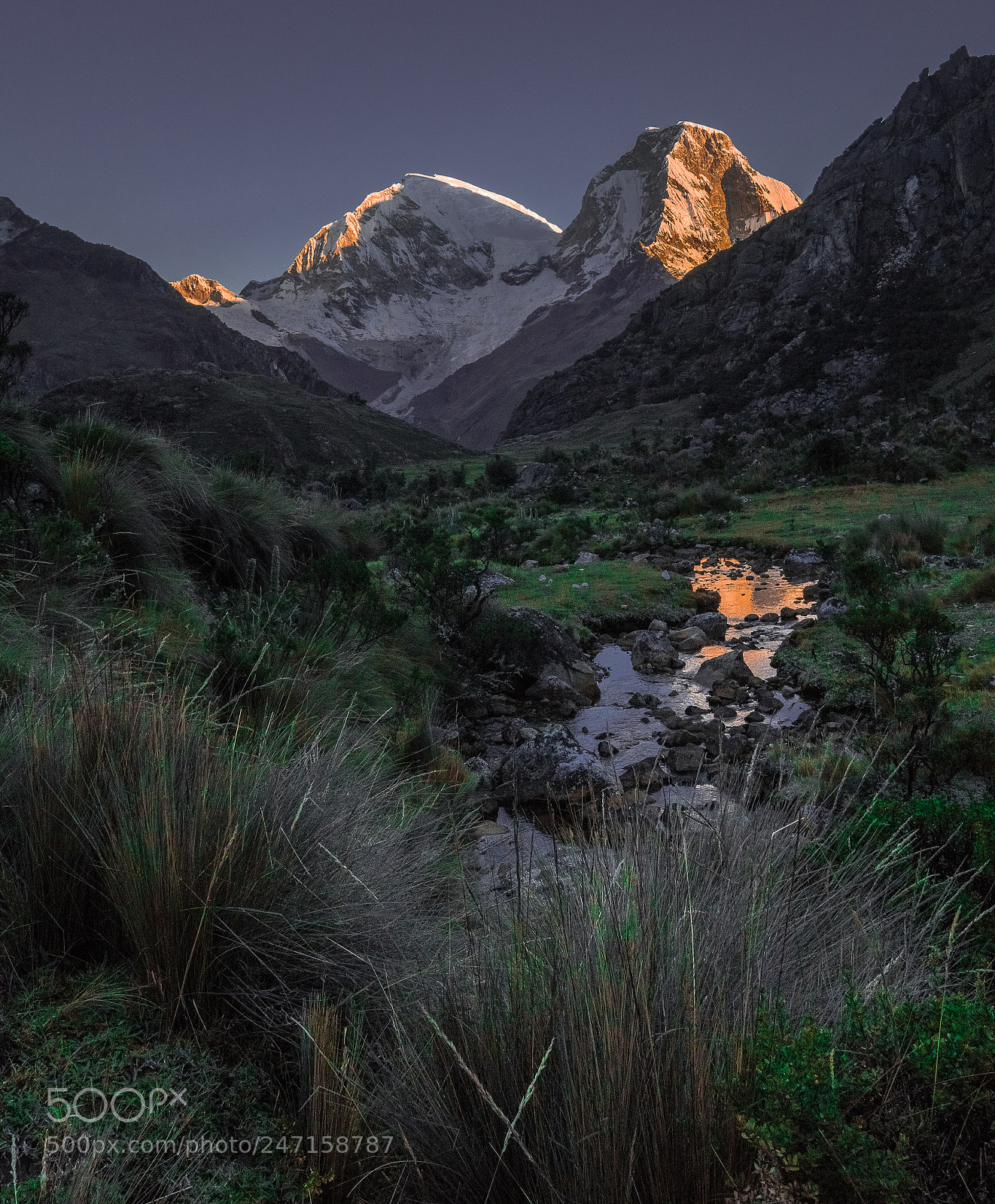Sony a6500 sample photo. Huascaran glows in the photography
