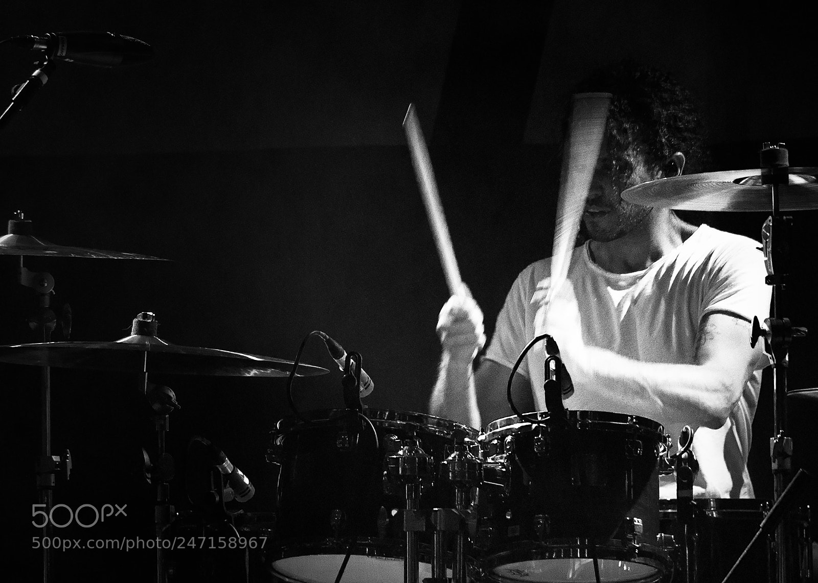 Sony a7R II sample photo. Lp drummer live london photography