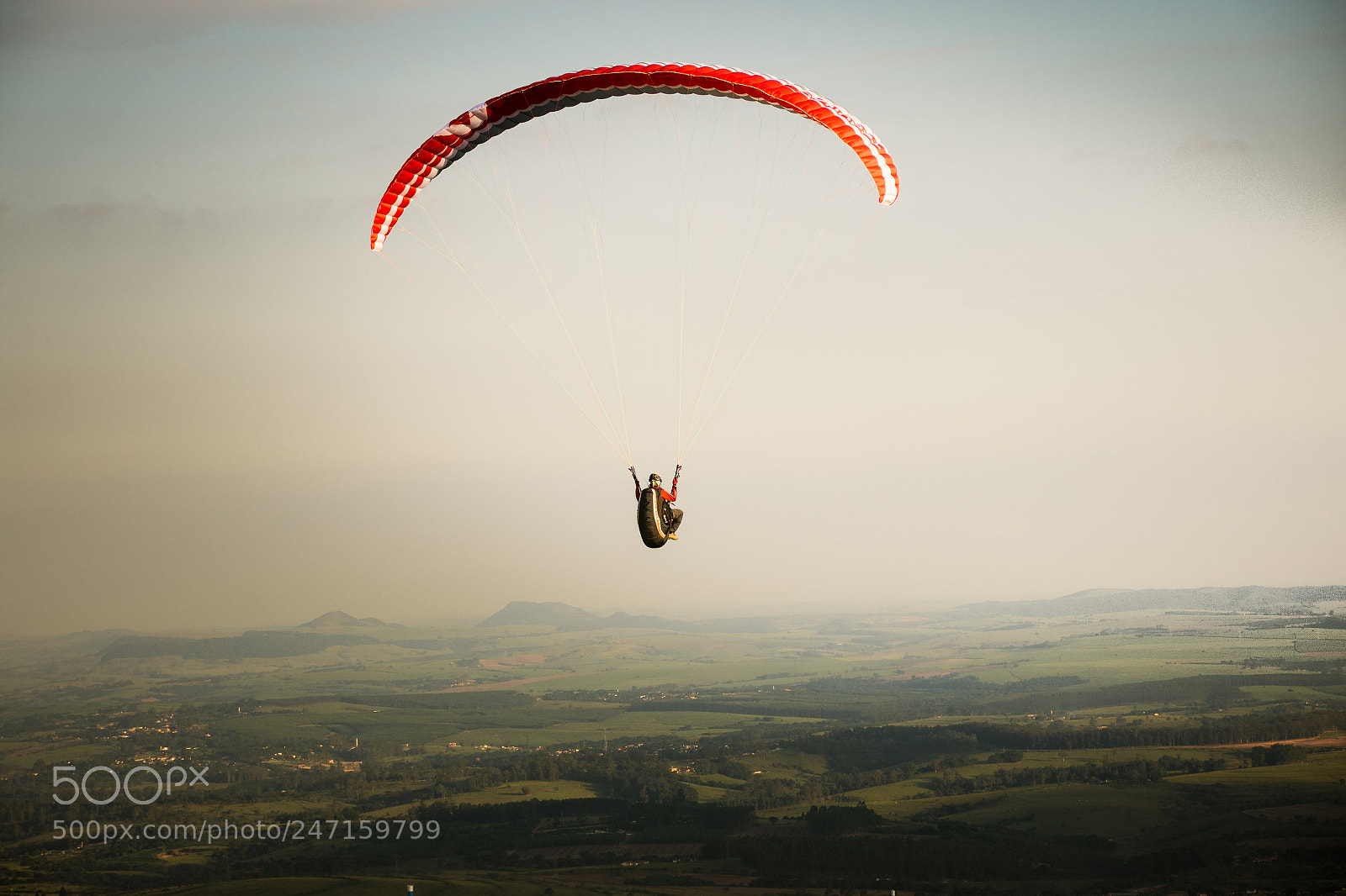 Nikon D7200 sample photo. Paraglider photography