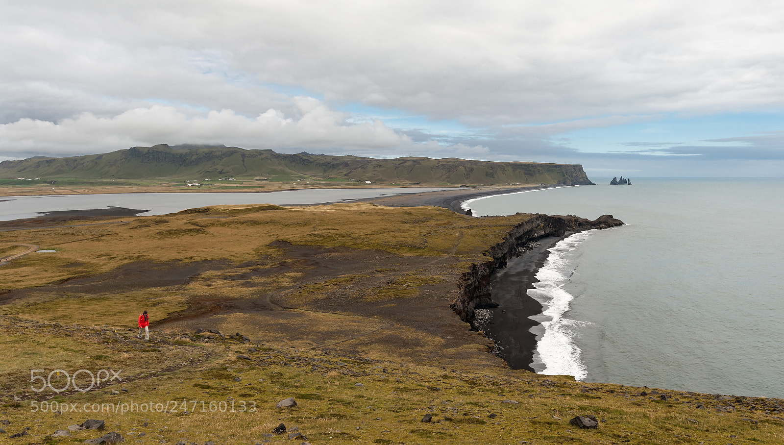 Nikon D700 sample photo. The shoreline of vik photography